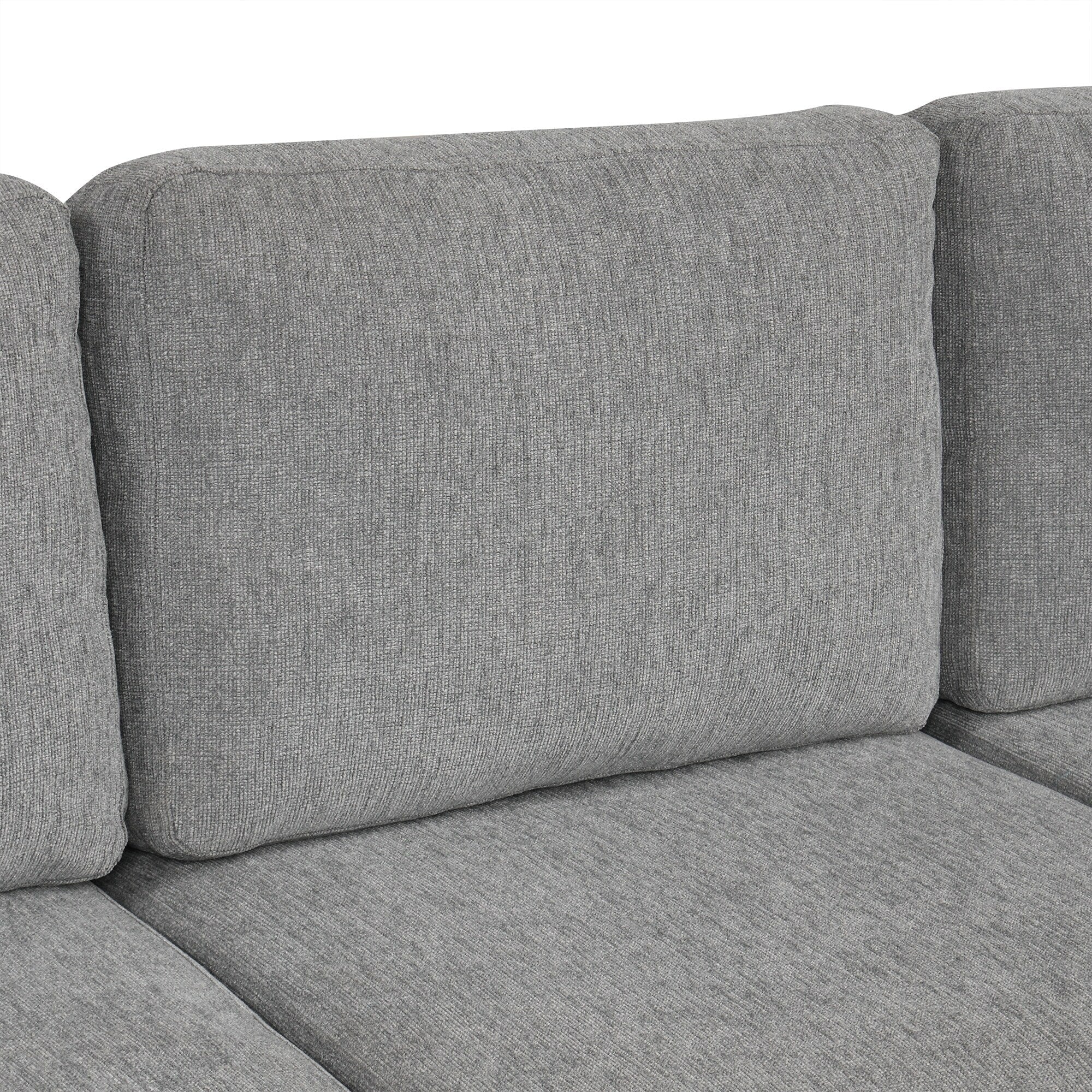 108 Inch Modular UâShaped Sectional Sofa with Pull Out Sleeper, USB Ports and Dual Cup Holders for Living Room