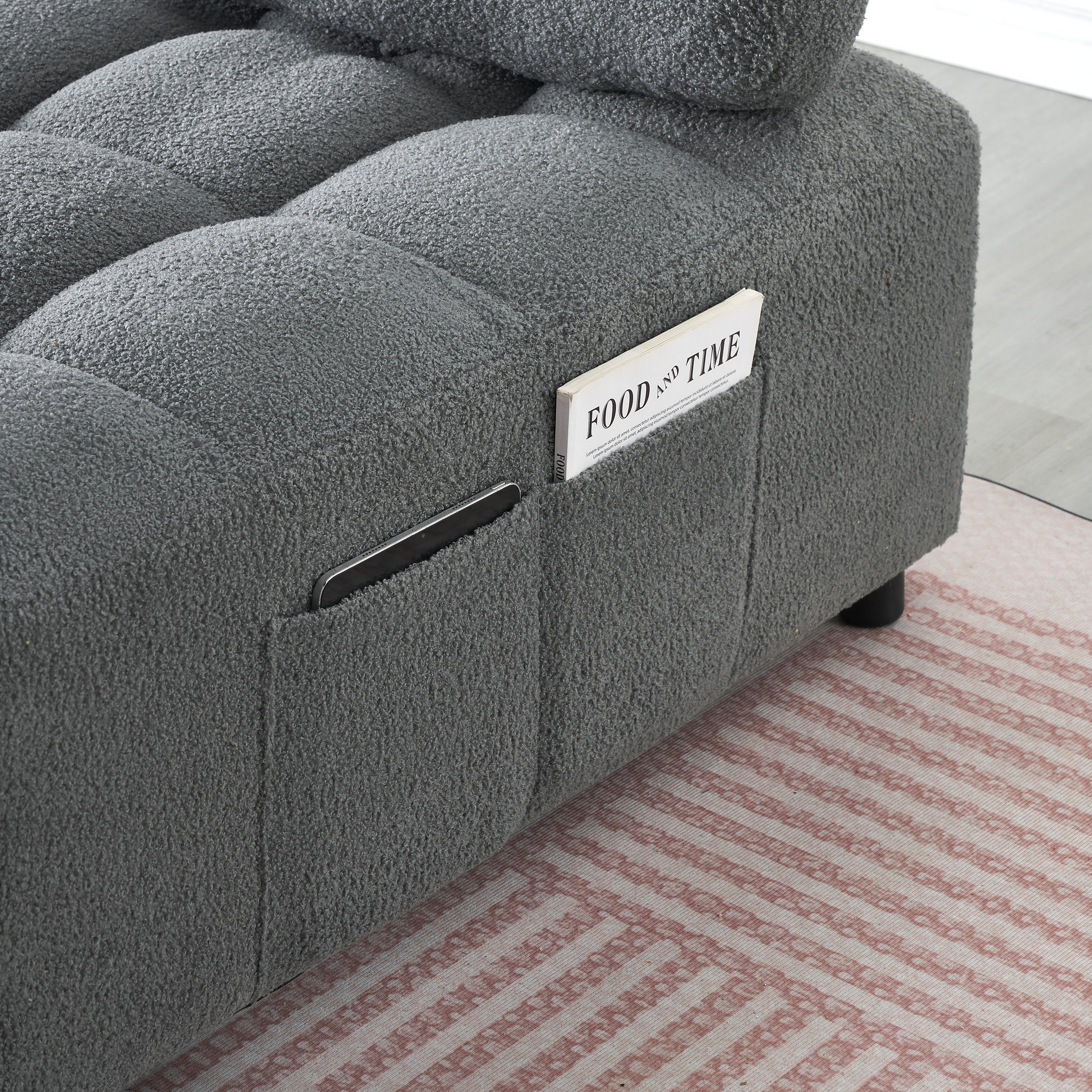 40.2-Inch Convertible Sofa Bed for Living Room or Office Use