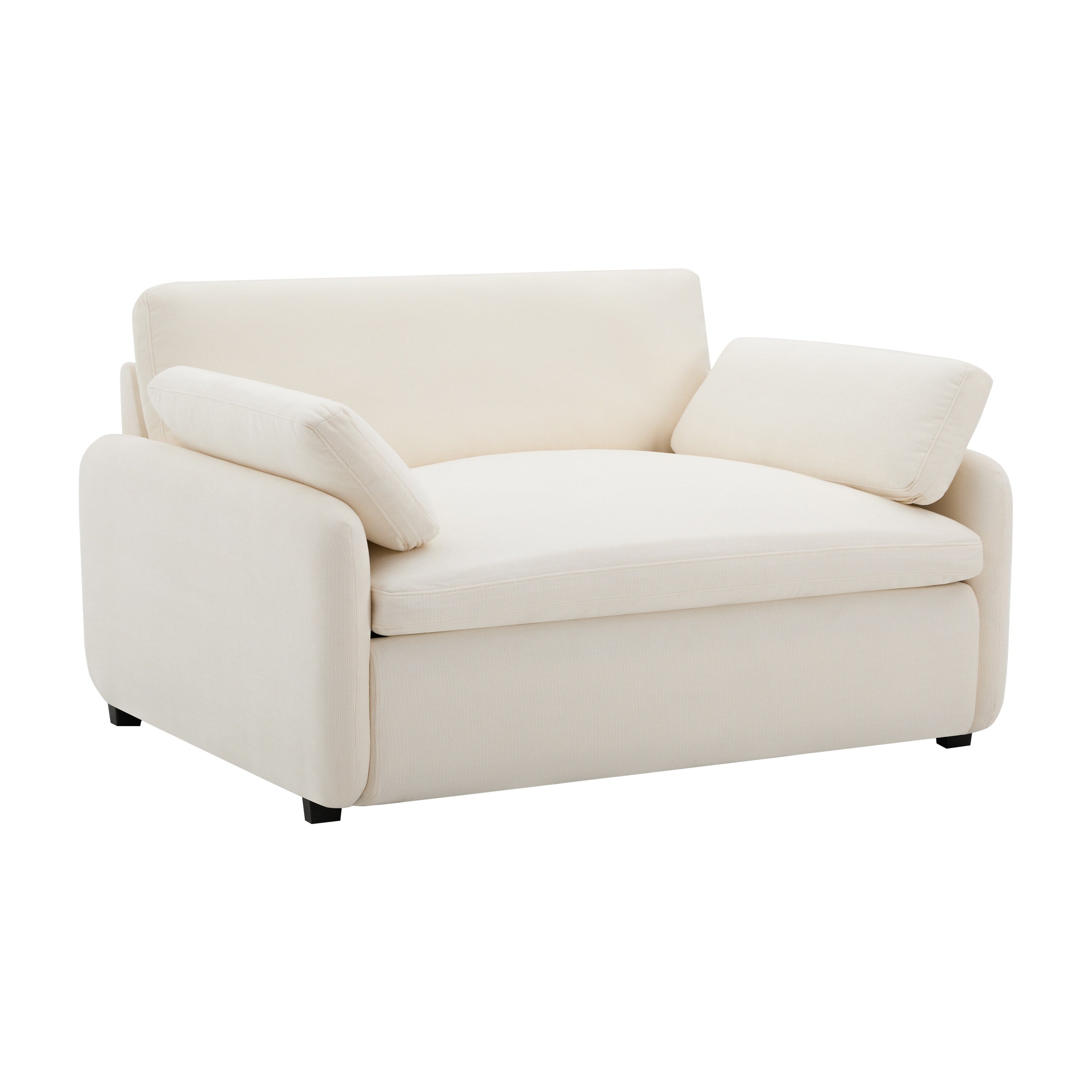 50*43 Oversized Chenille Single Sofa Chair,Wide and Deep Seat Accent Chair,Modern Upholstered Comfy Armchair