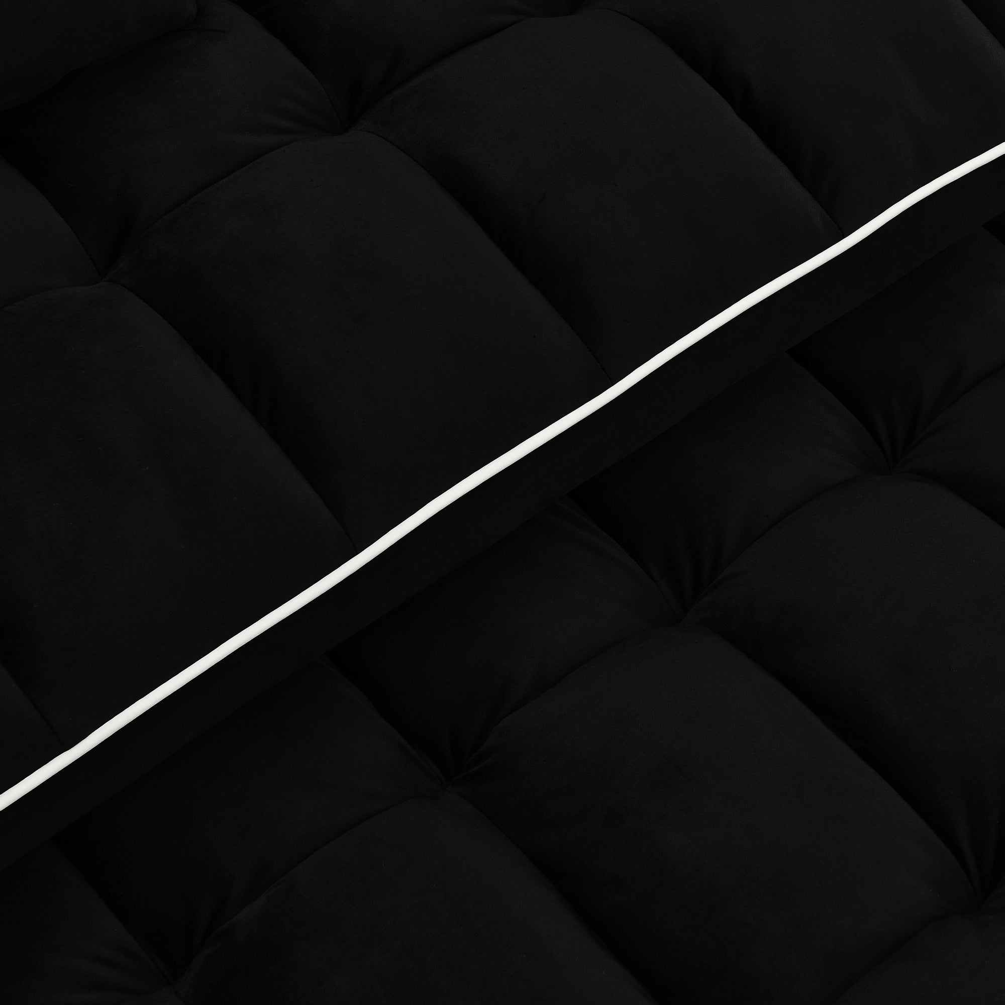 55.51 inch versatile foldable sofa bed in 3 lengths