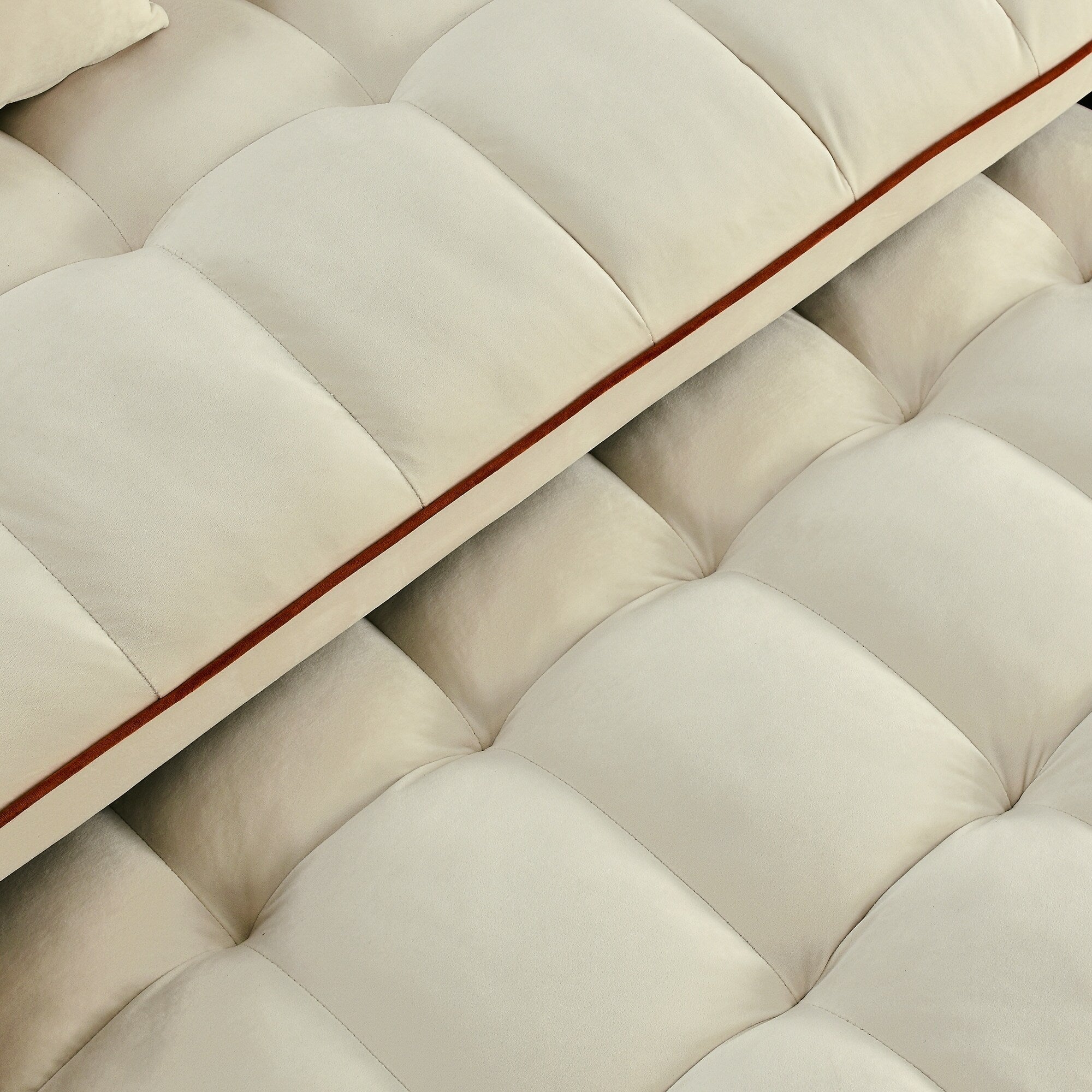 55.51 inch versatile foldable sofa bed in 3 lengths