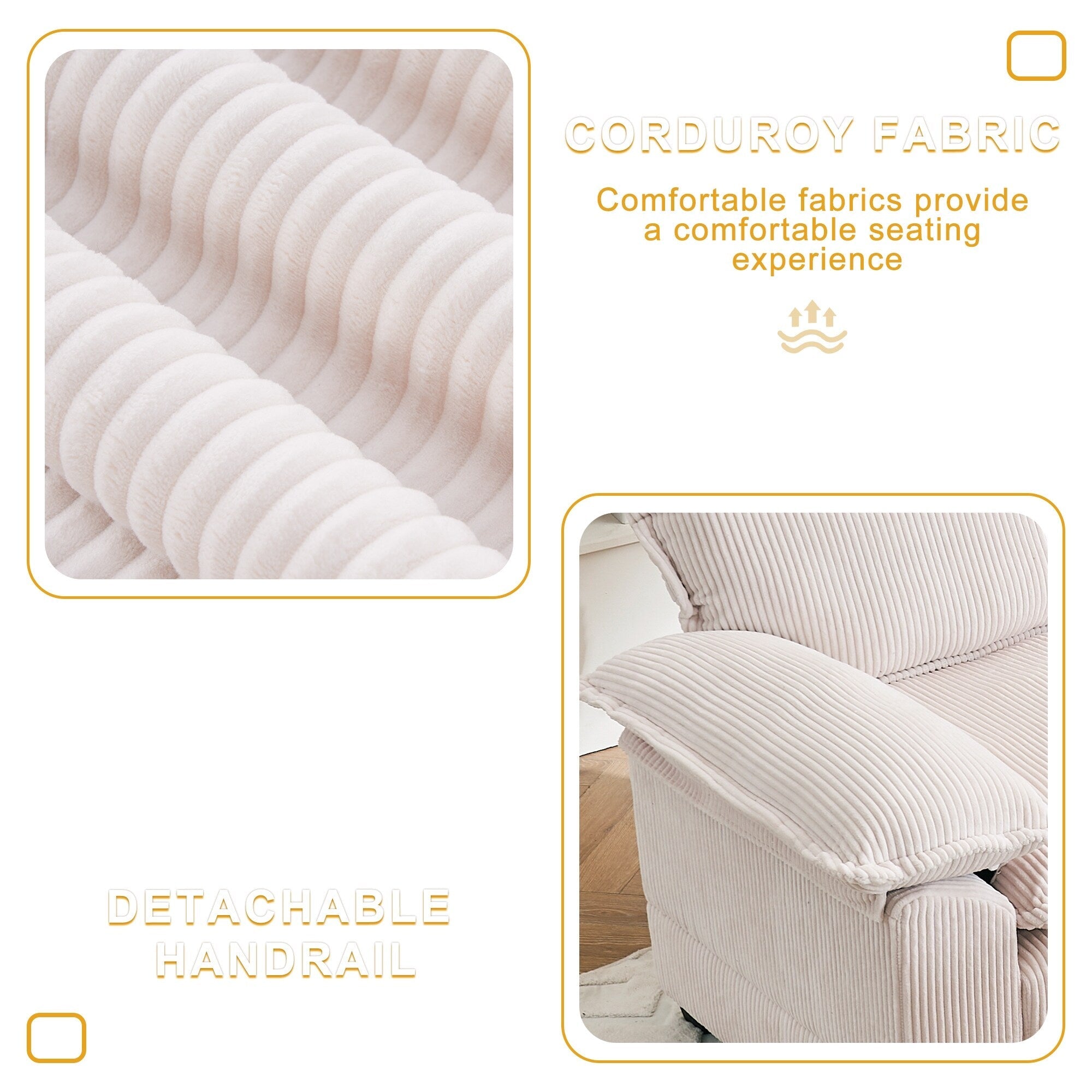 56.9 W Oversized Chair with Ottoman, Reading Chair for Bedroom, Lazy Sofa Bed, Modern Over Sized Single Recliner Couch