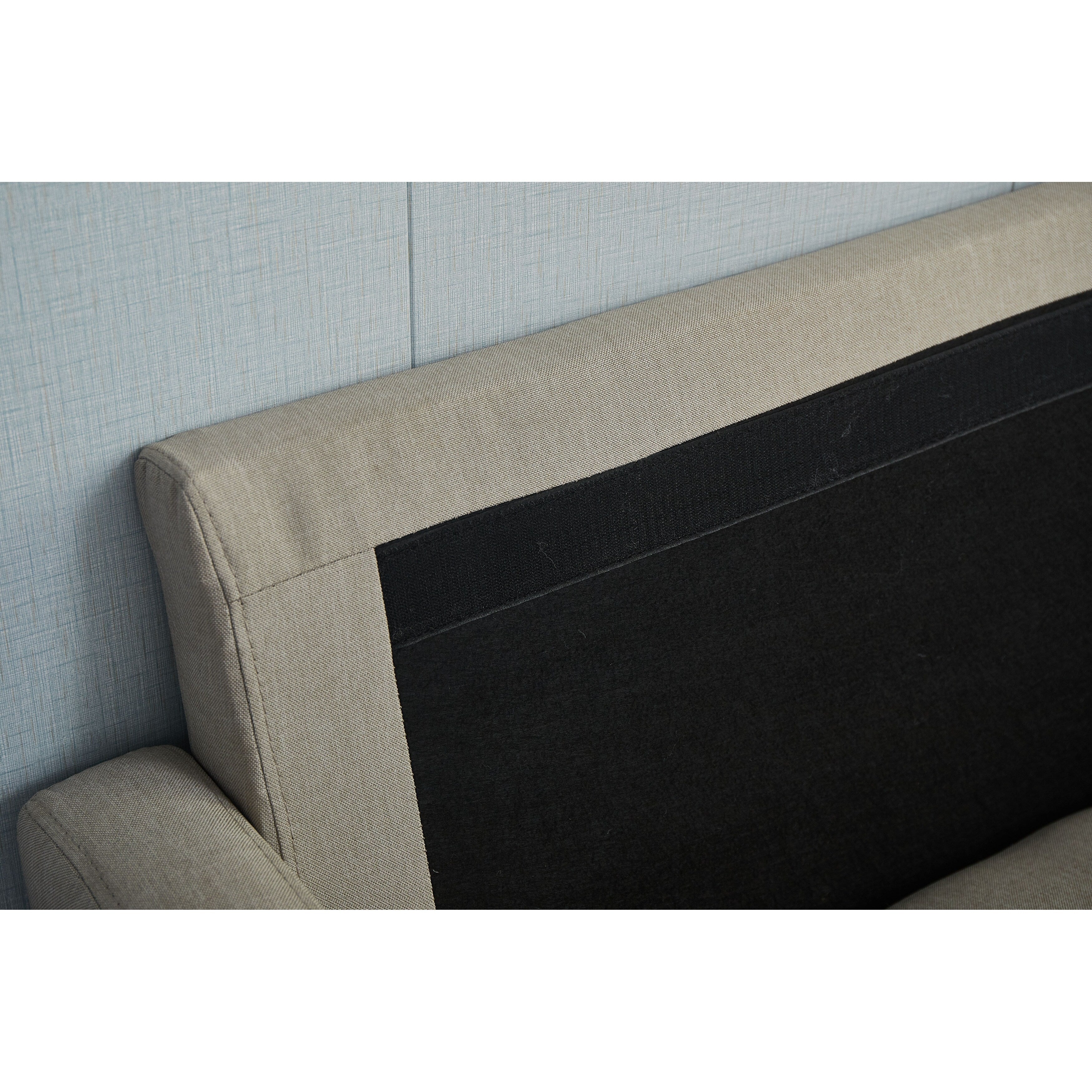 Adelaide 70'' Linen Square Arm Sofa