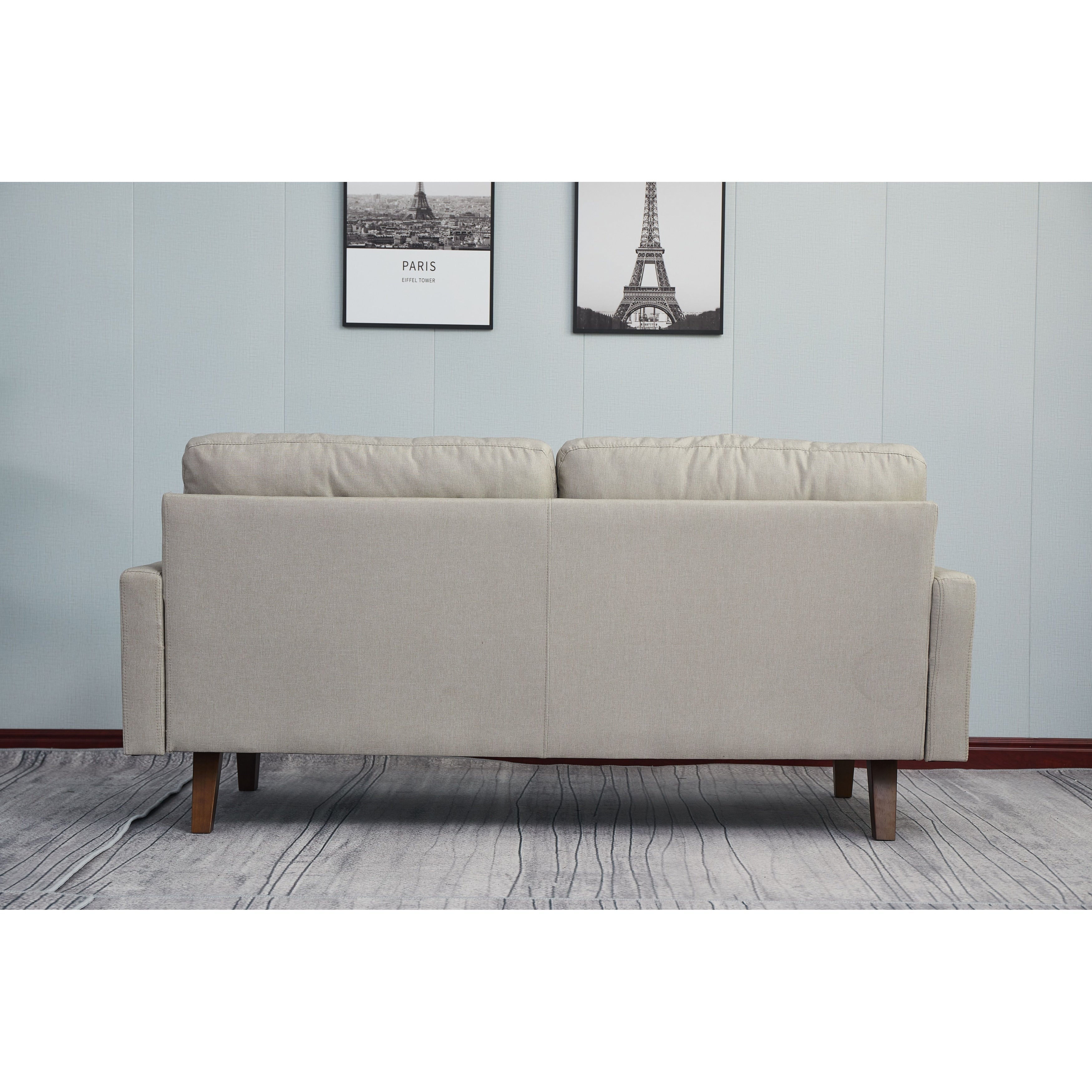 Adelaide 70'' Linen Square Arm Sofa