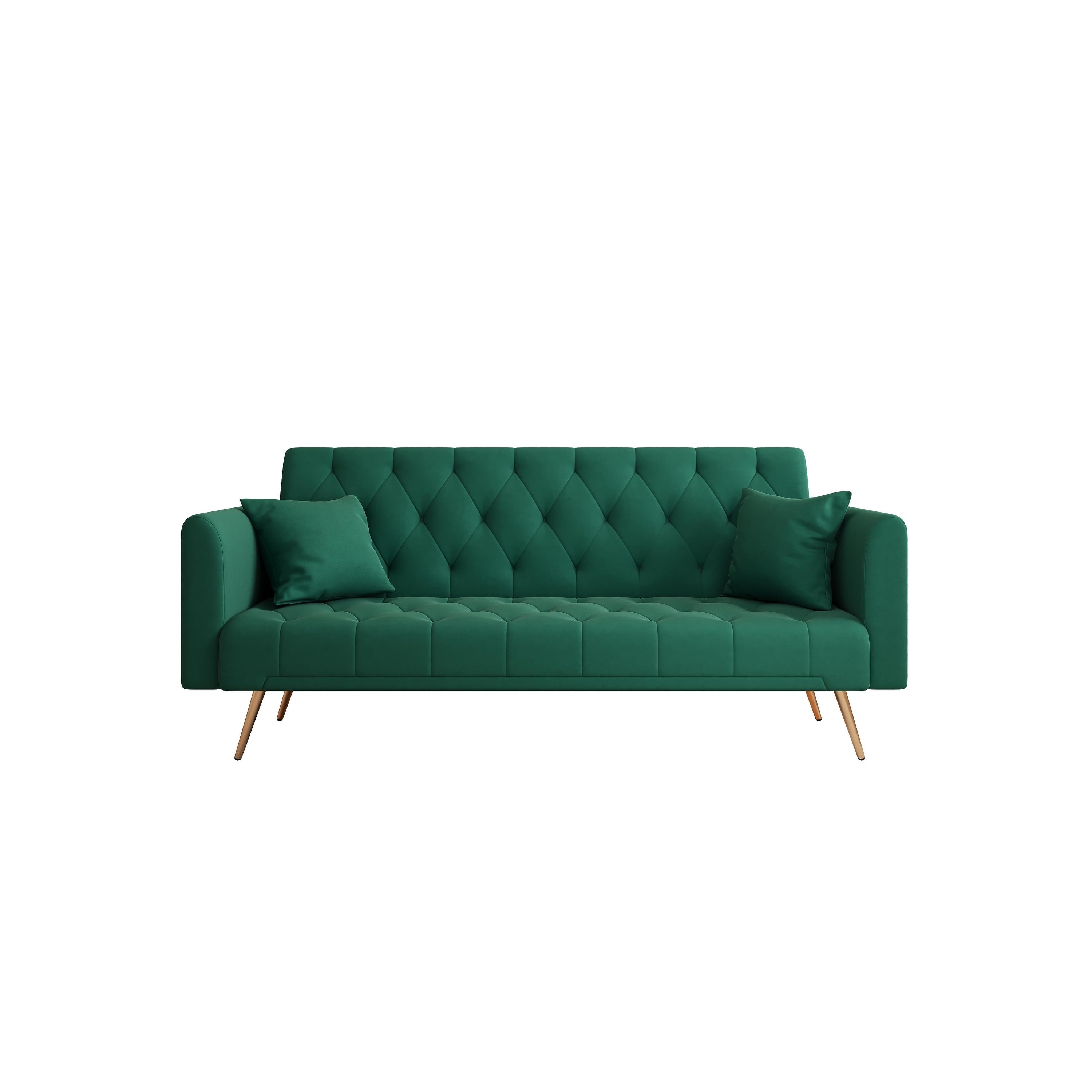 Upholstered Convertible Double Folding Sofa Bed - 19.00 x 71.00 x 30.00