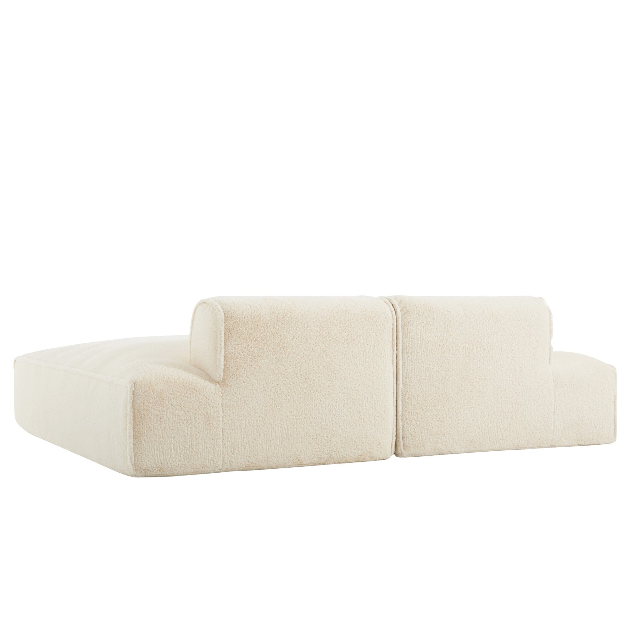 72 Oversized Modular Sofa Compressed Spacious Foam-Filled Sofa Bed