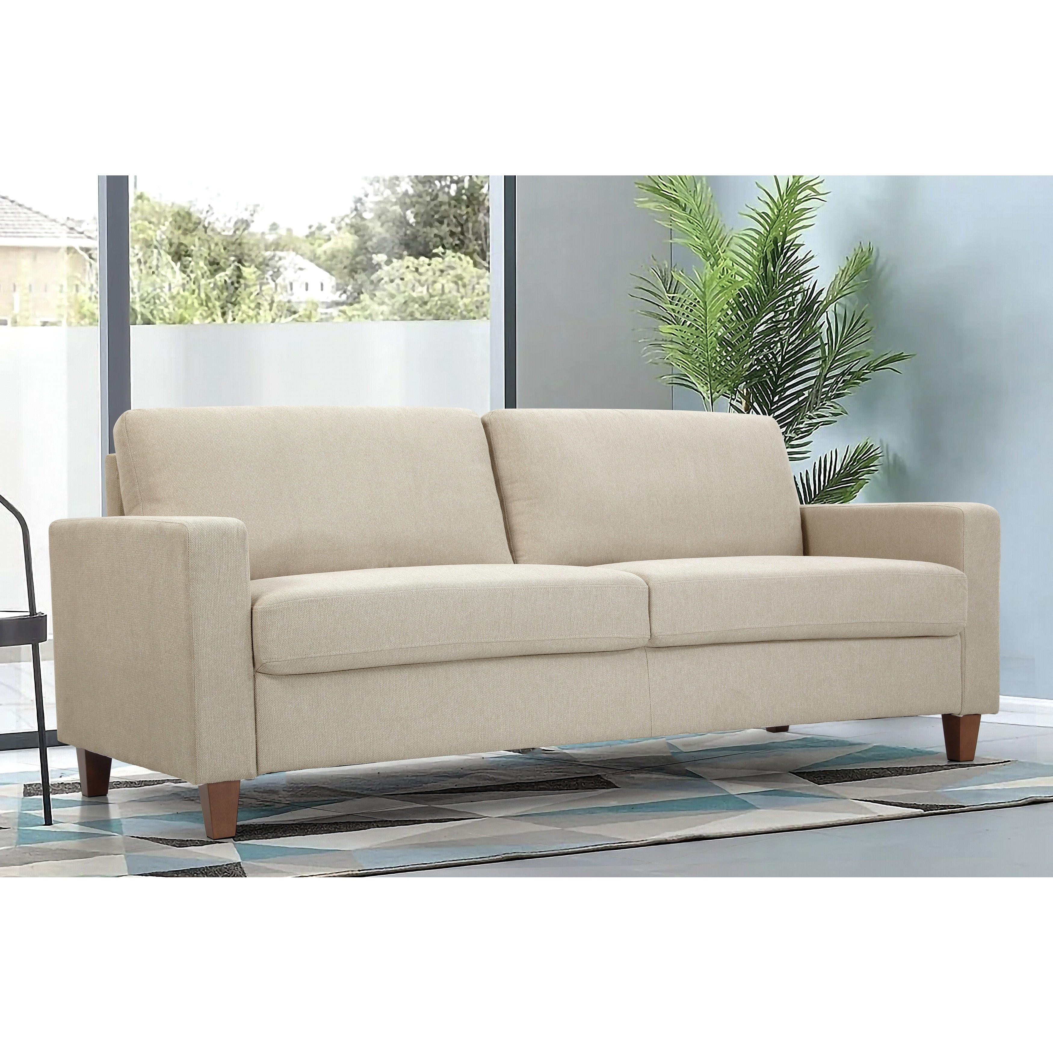 77 In Transitional Upholstered Living Room Sofa