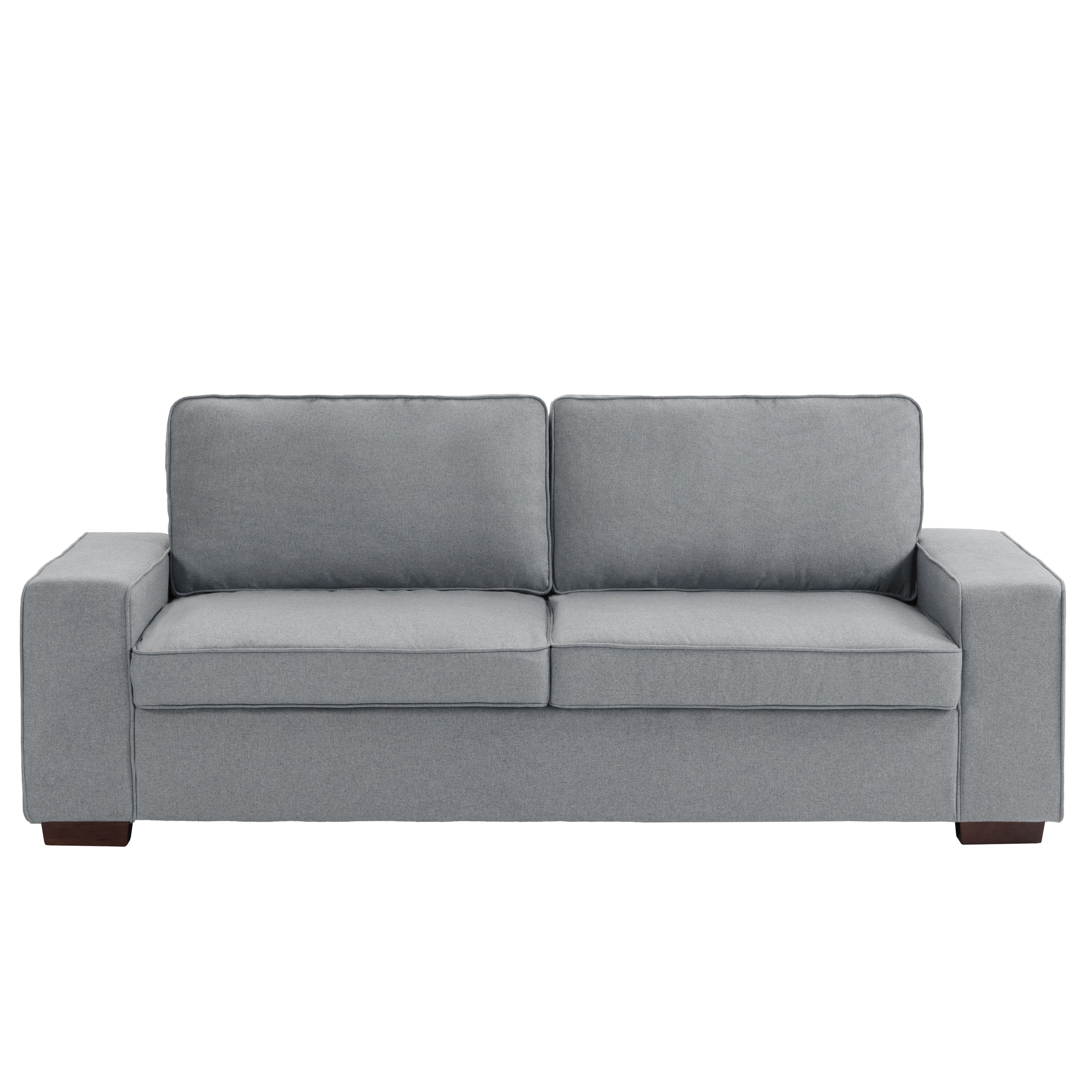 80.1 Wide Linen Corduroy Loveseat Living Room Sofa Couch