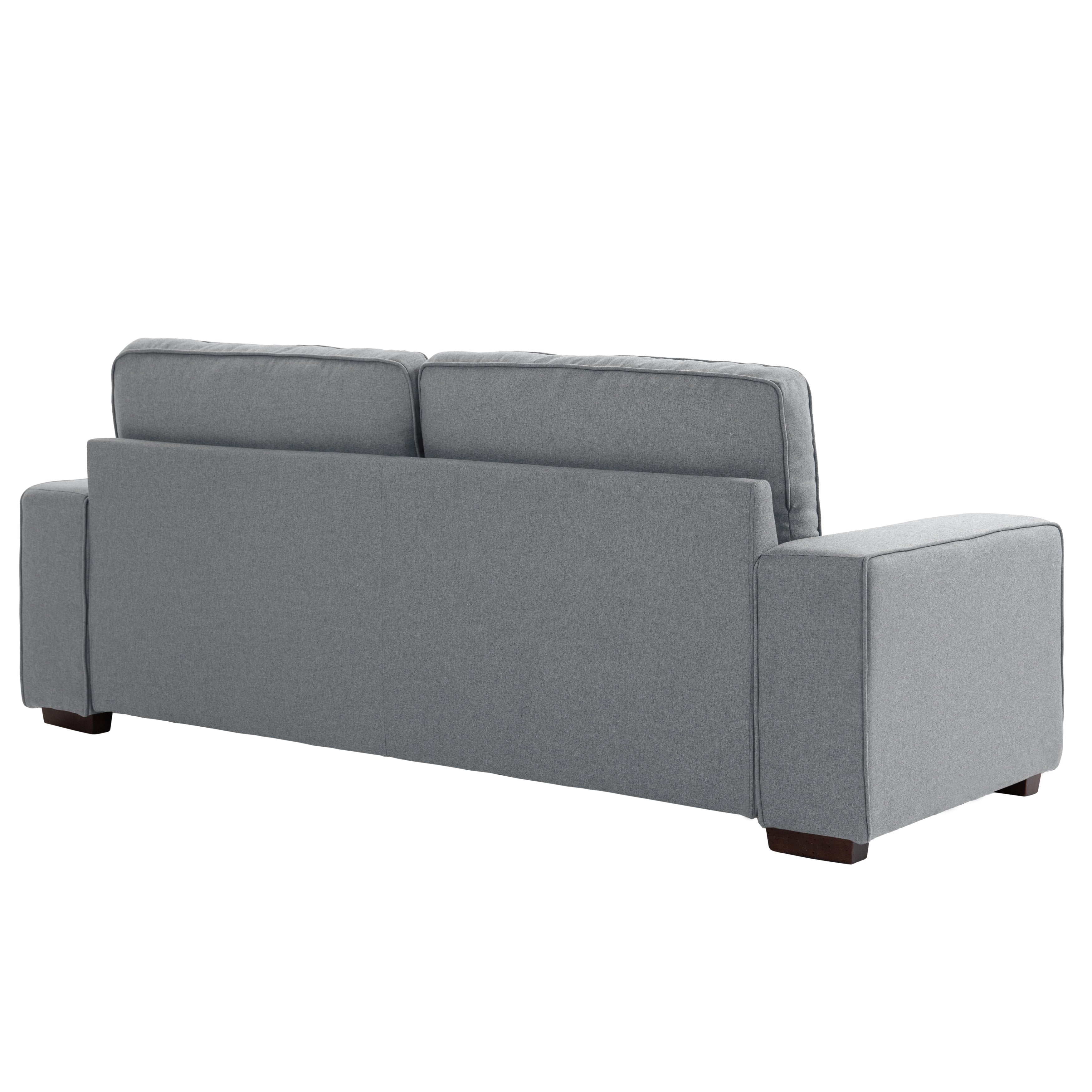 80.1 Wide Linen Corduroy Loveseat Living Room Sofa Couch