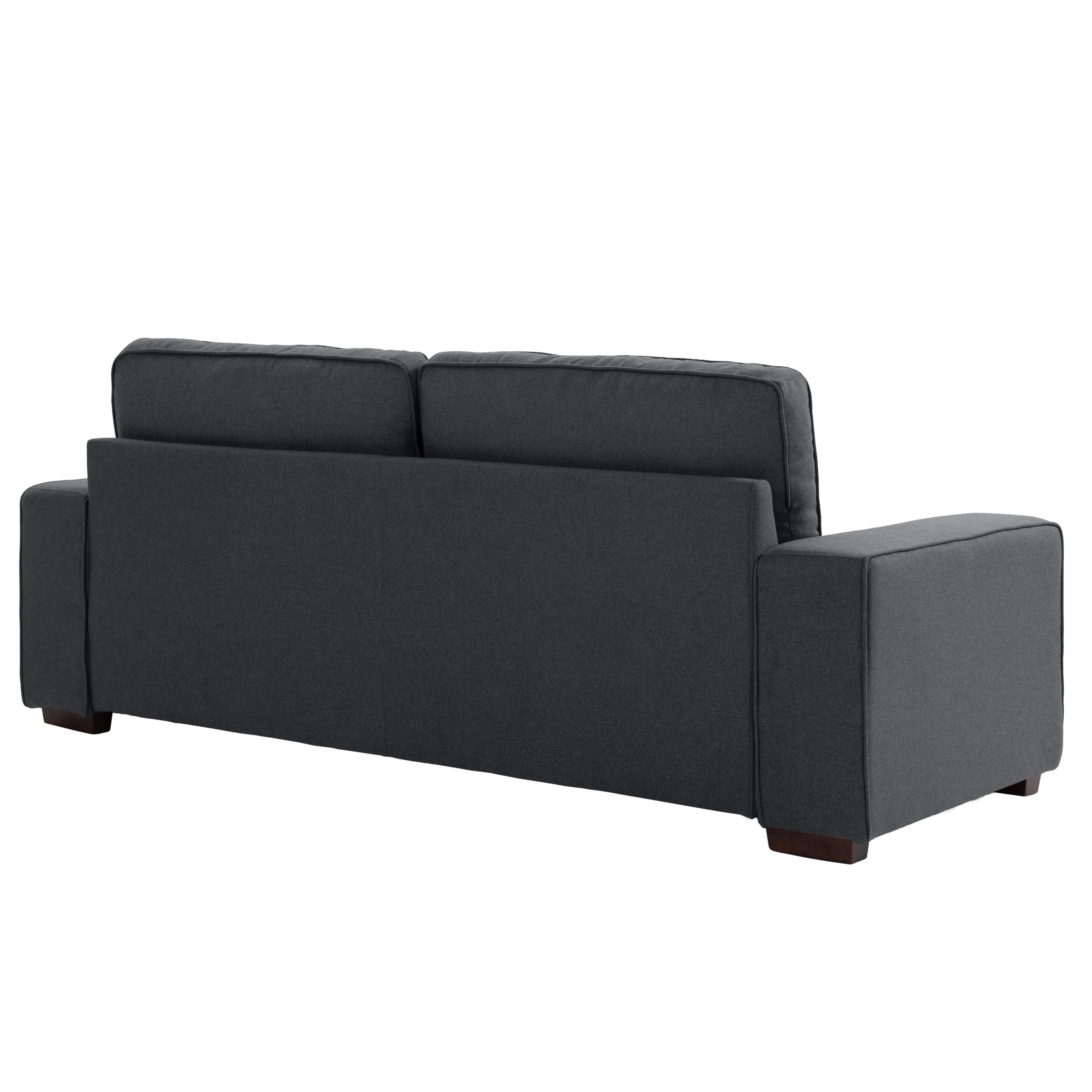 80.1 Wide Linen Corduroy Loveseat Living Room Sofa Couch