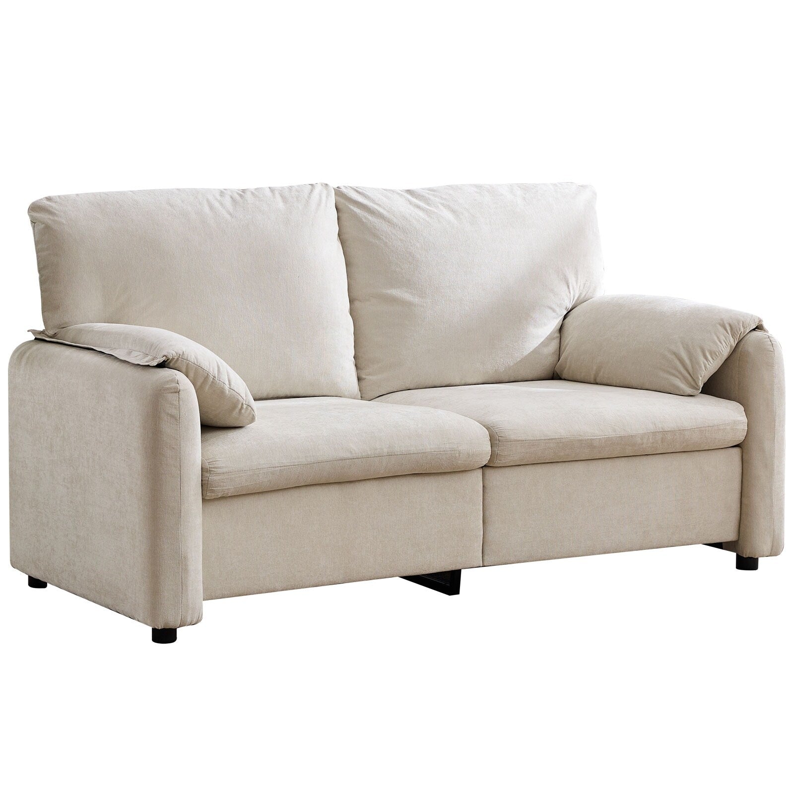 800LBS Down Filled Sofas, 60 inch Minimalist Sofa, with Multiple Colors in the Living Room and Bedroom