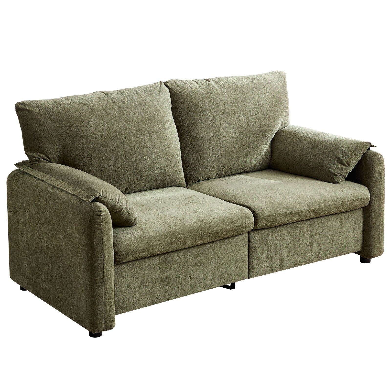 800LBS Down Filled Sofas, 60 inch Minimalist Sofa, with Multiple Colors in the Living Room and Bedroom