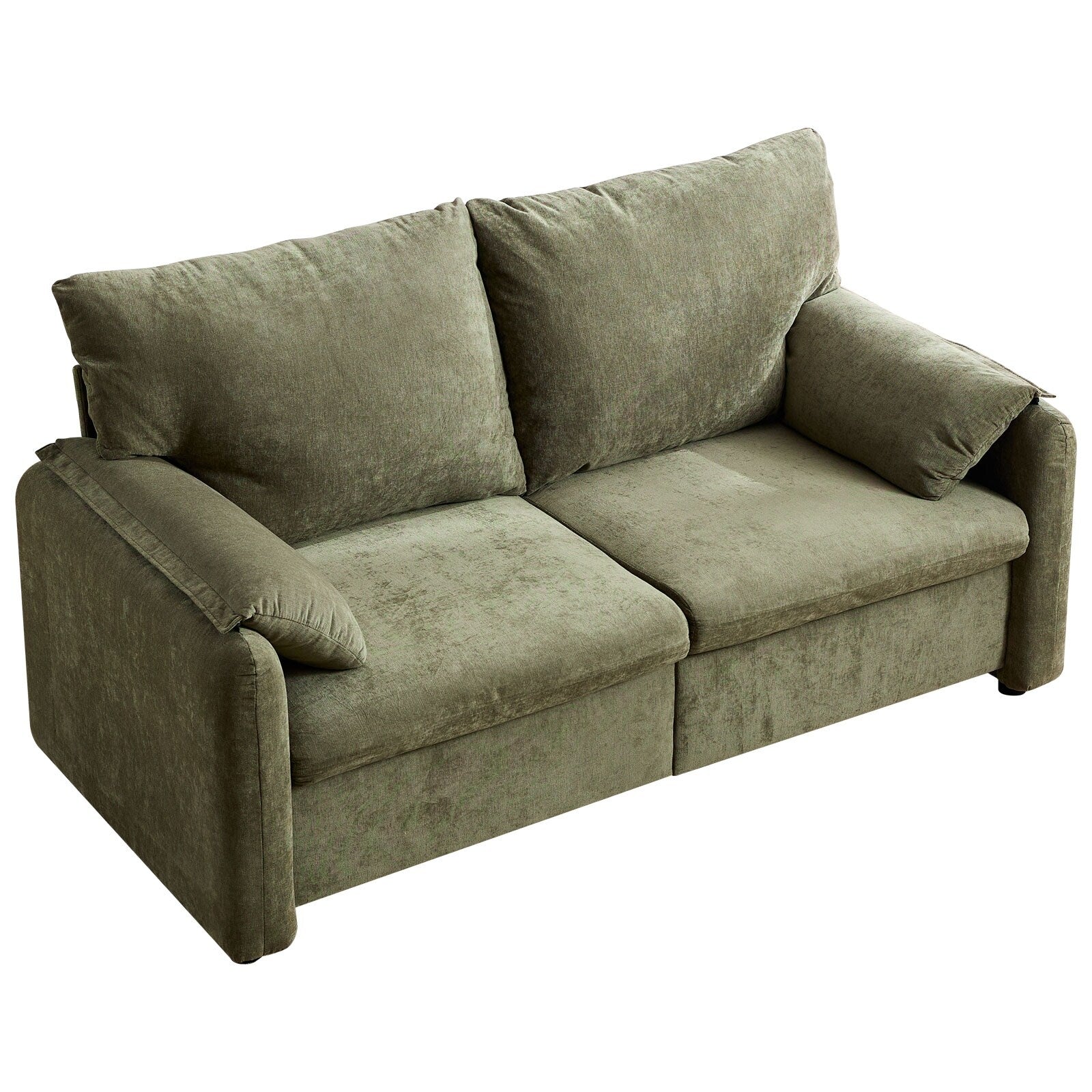 800LBS Down Filled Sofas, 60 inch Minimalist Sofa, with Multiple Colors in the Living Room and Bedroom