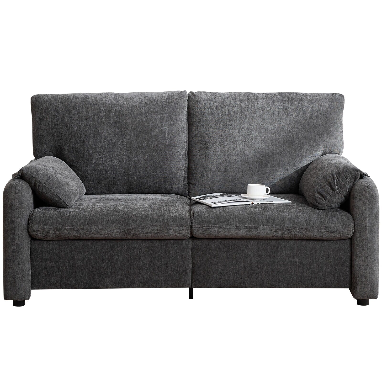800LBS Down Filled Sofas, 60 inch Minimalist Sofa, with Multiple Colors in the Living Room and Bedroom
