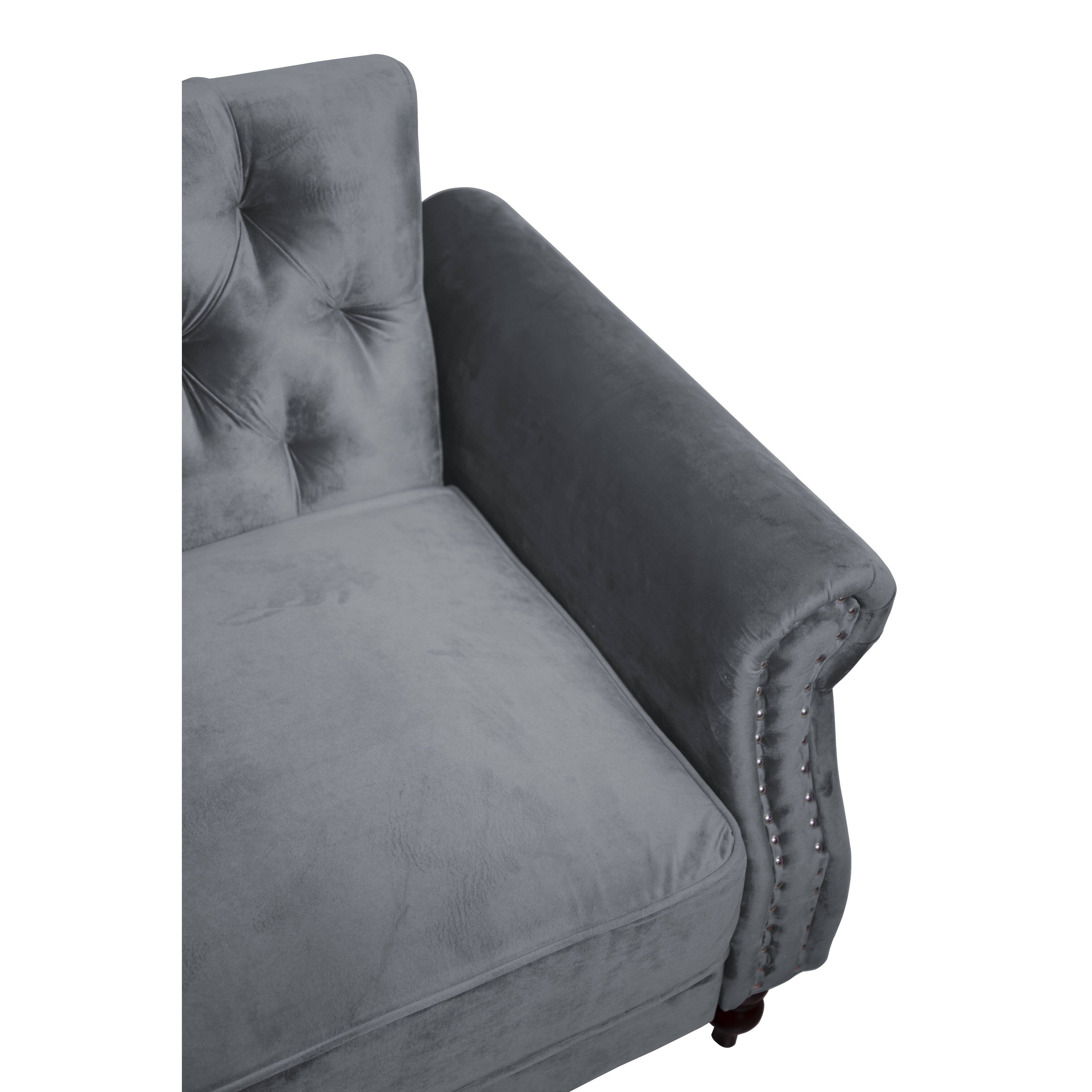 87.8'' Convertible Velvet Sofa Bed Sleeper Futon