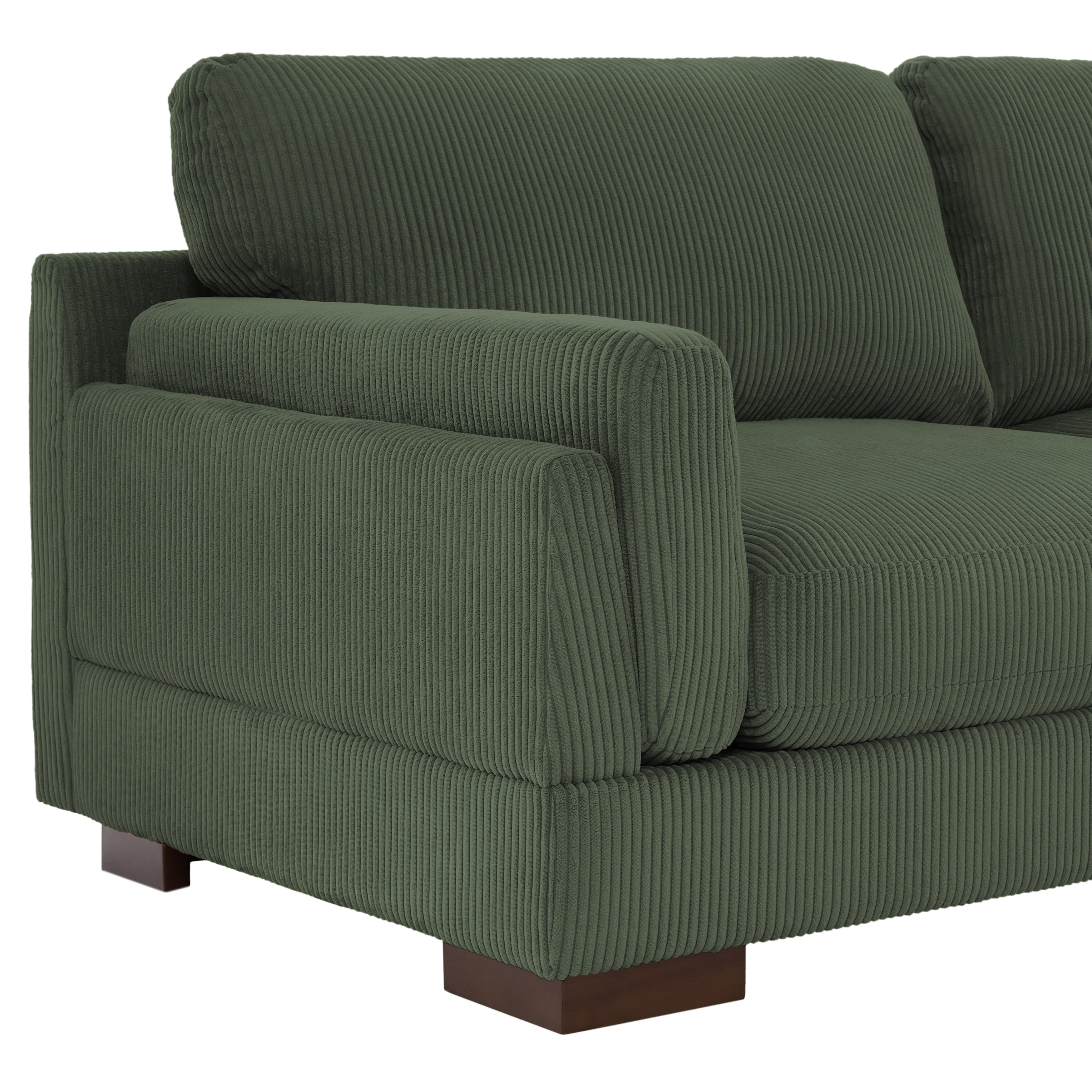 90 Loveseat Sofa Modern and Cozy Corduroy Couch