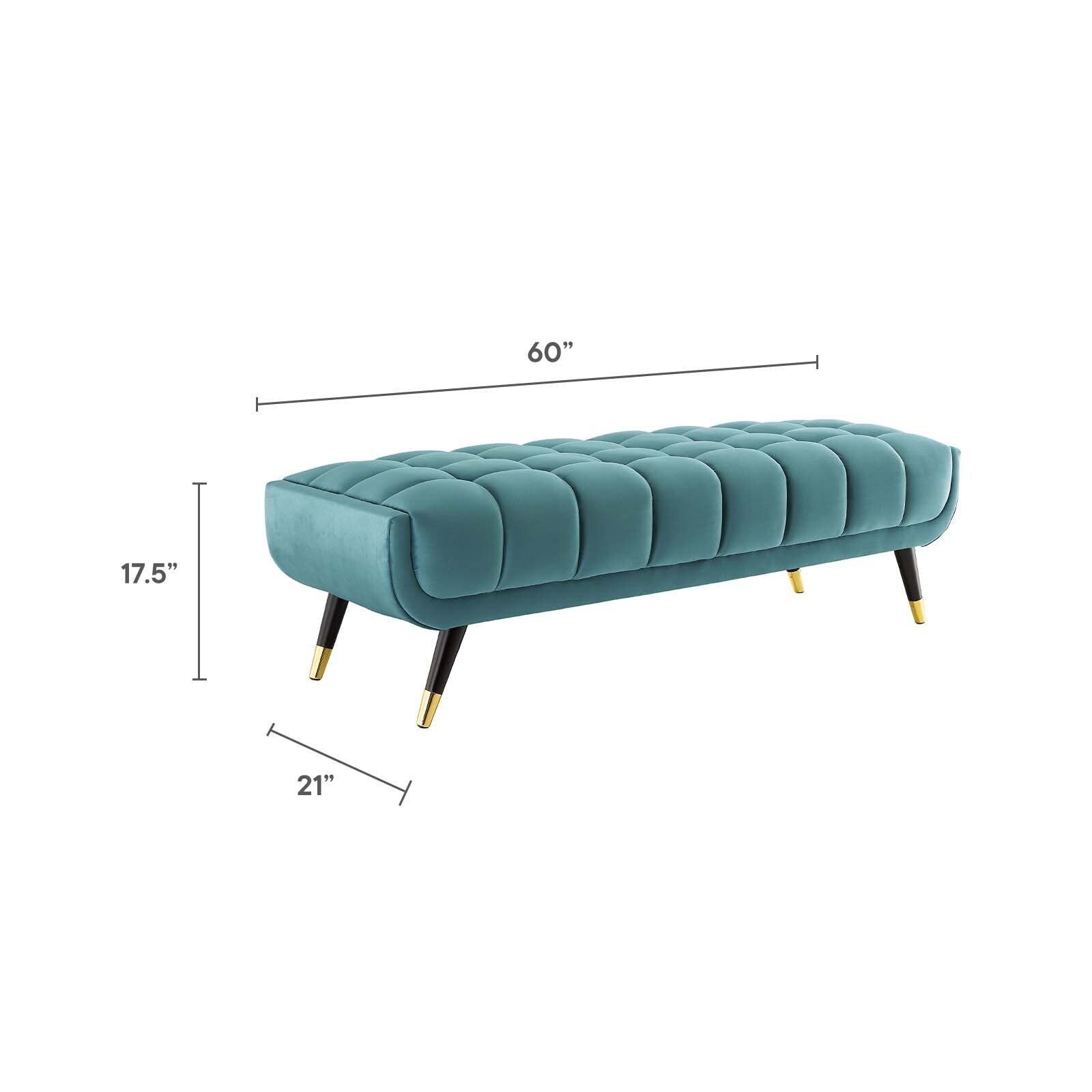 Adept 60 Performance Velvet Bench