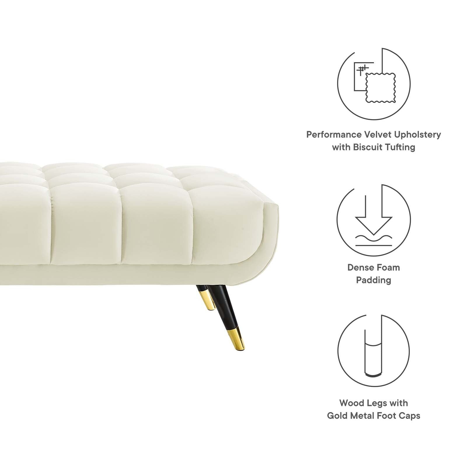 Adept 60 Performance Velvet Bench
