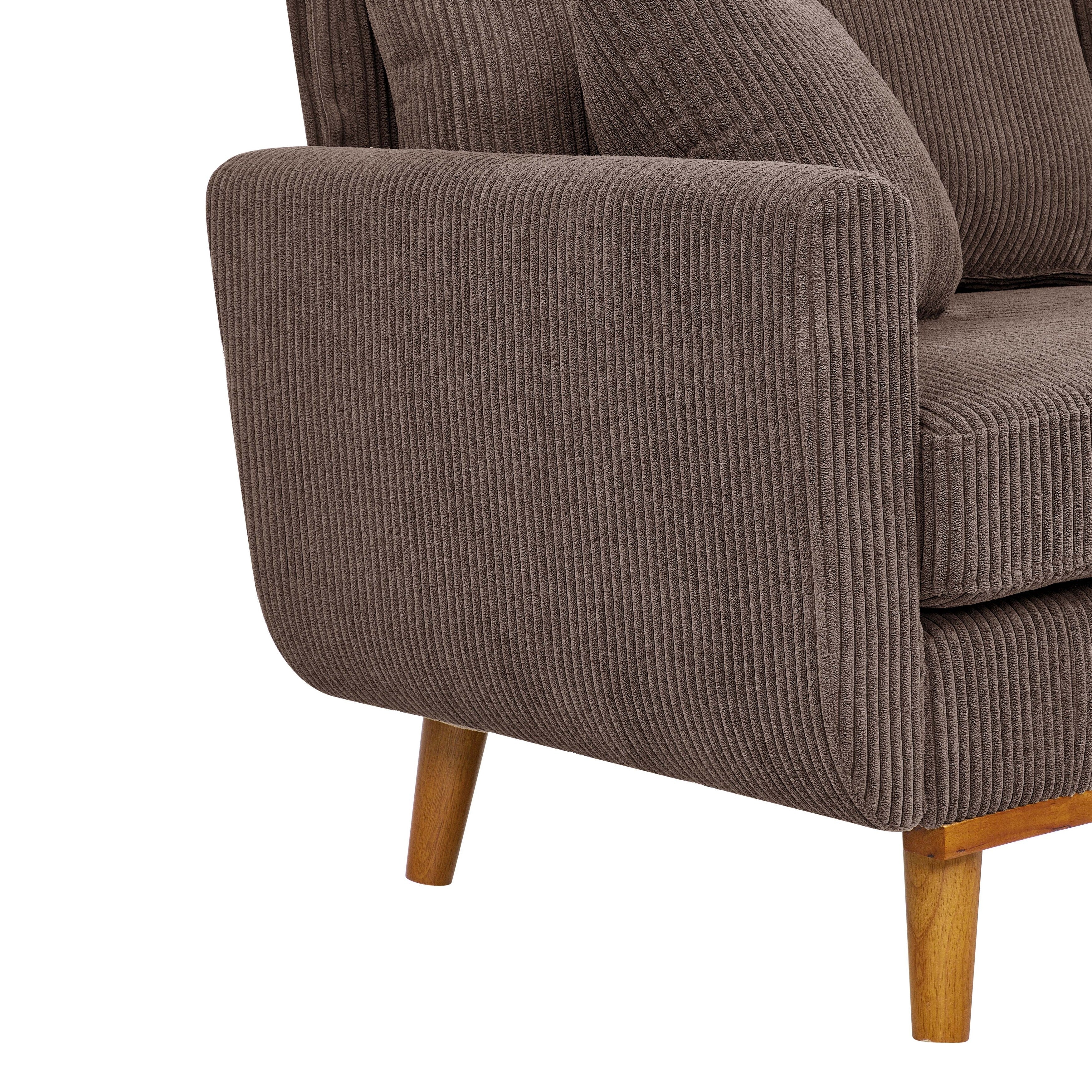 Asher Mid-Century Corduroy Sofa