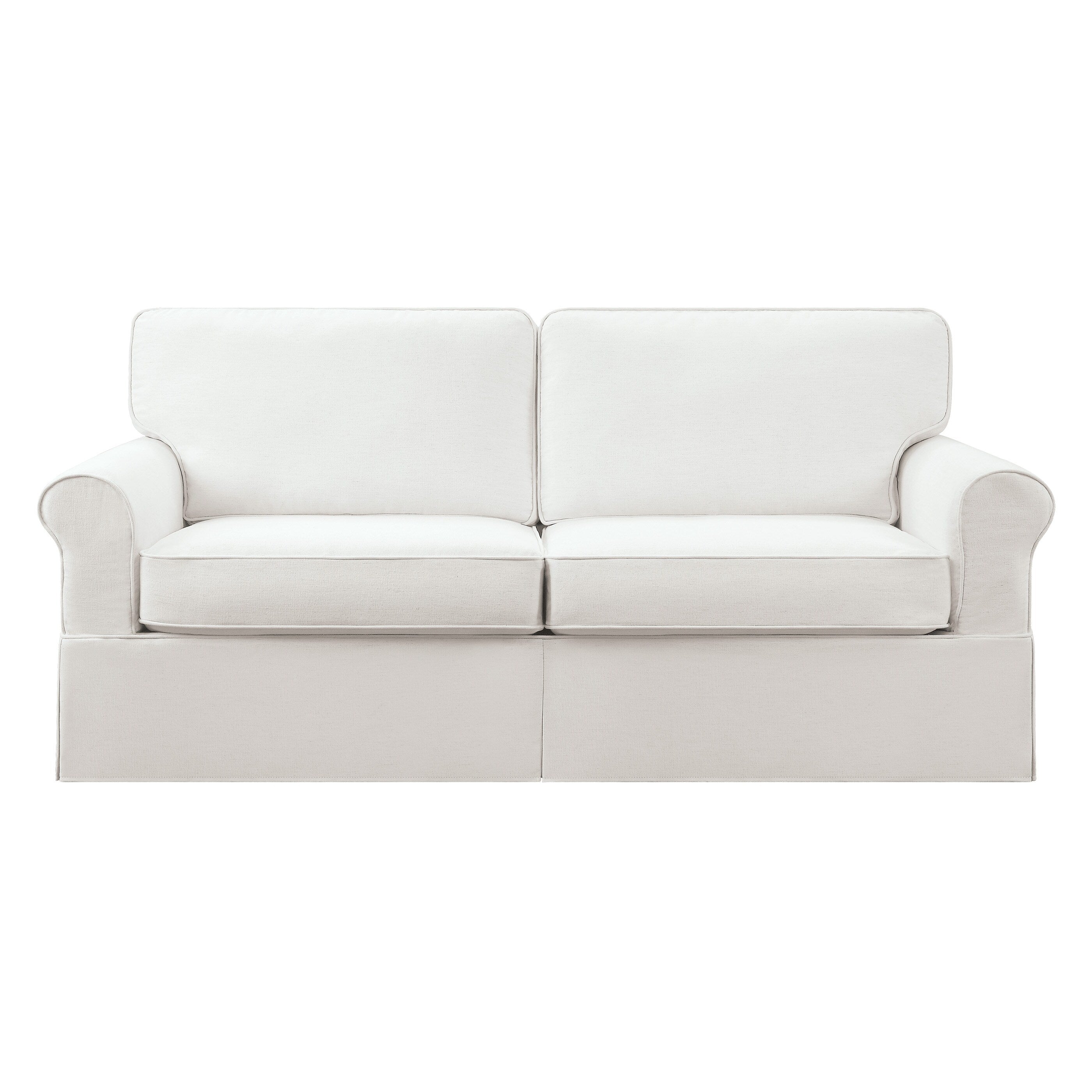 Porch & Den Zuni Mid-century Slip Cover Sofa