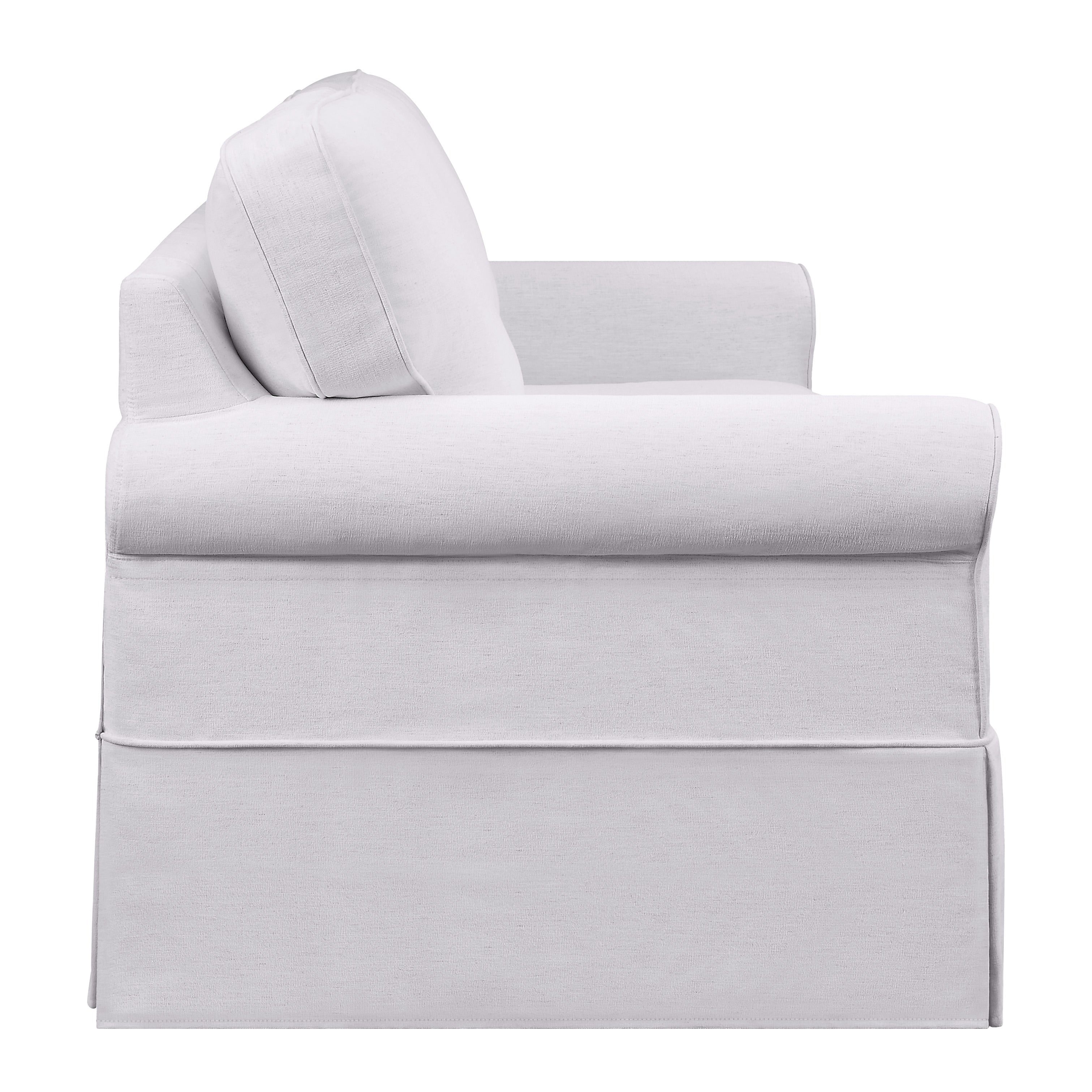 Porch & Den Zuni Mid-century Slip Cover Sofa