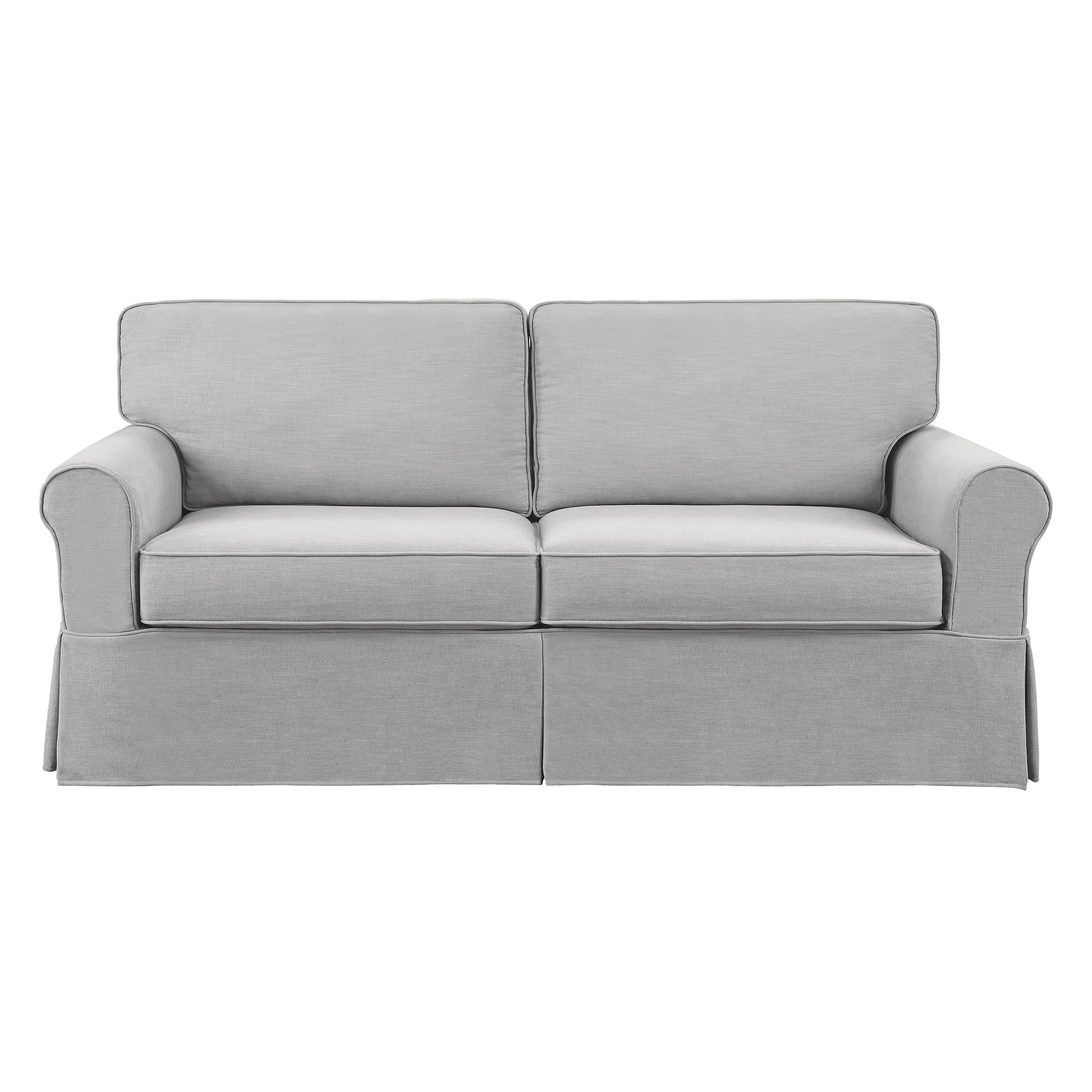 Porch & Den Zuni Mid-century Slip Cover Sofa