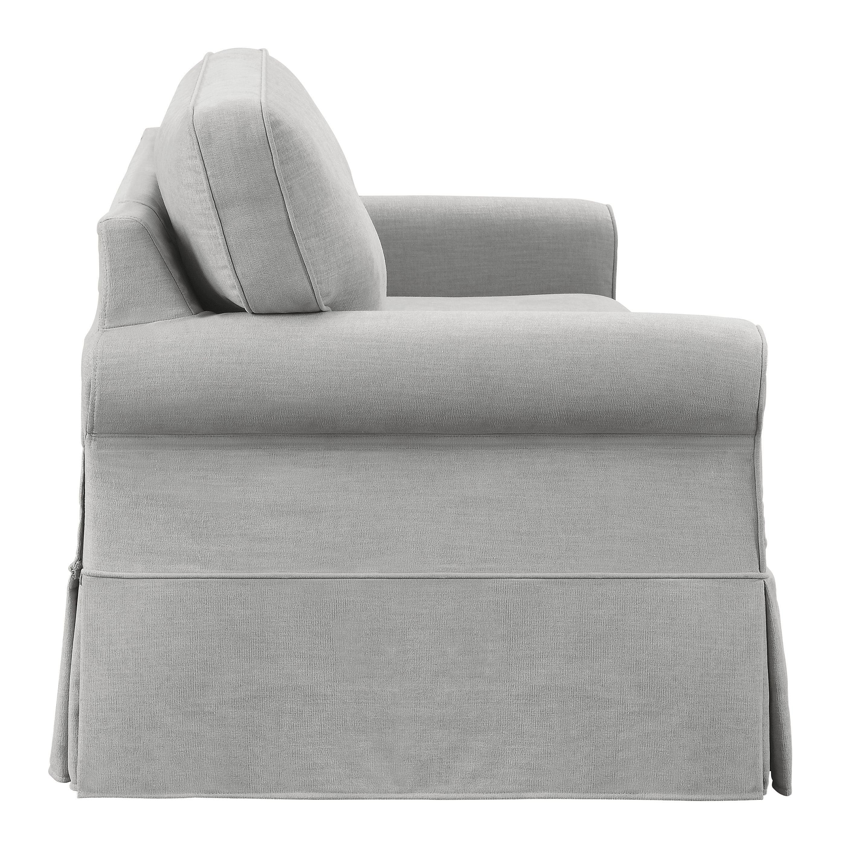 Porch & Den Zuni Mid-century Slip Cover Sofa