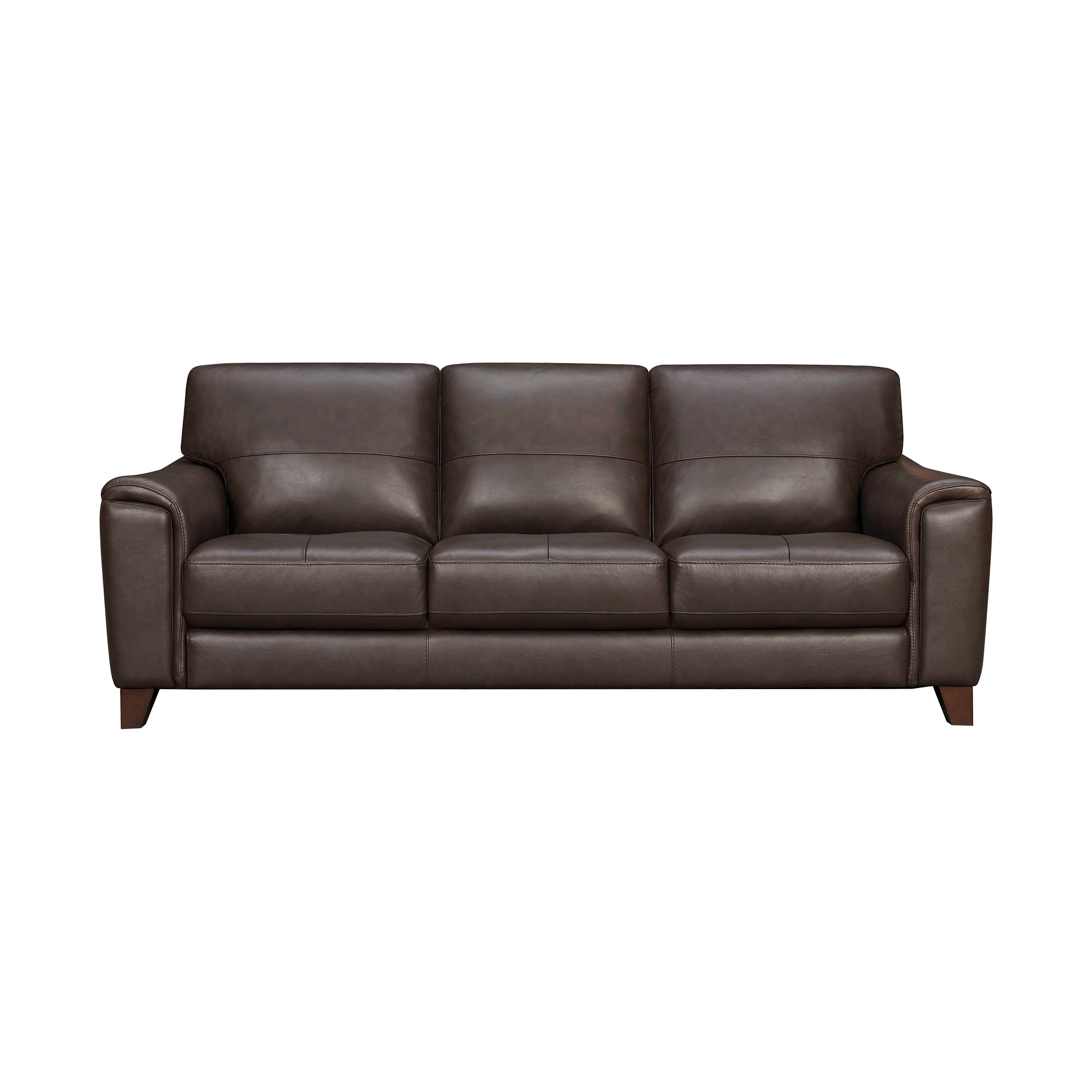 Bergen 87 Leather Upholstered 3-Seater Sofa