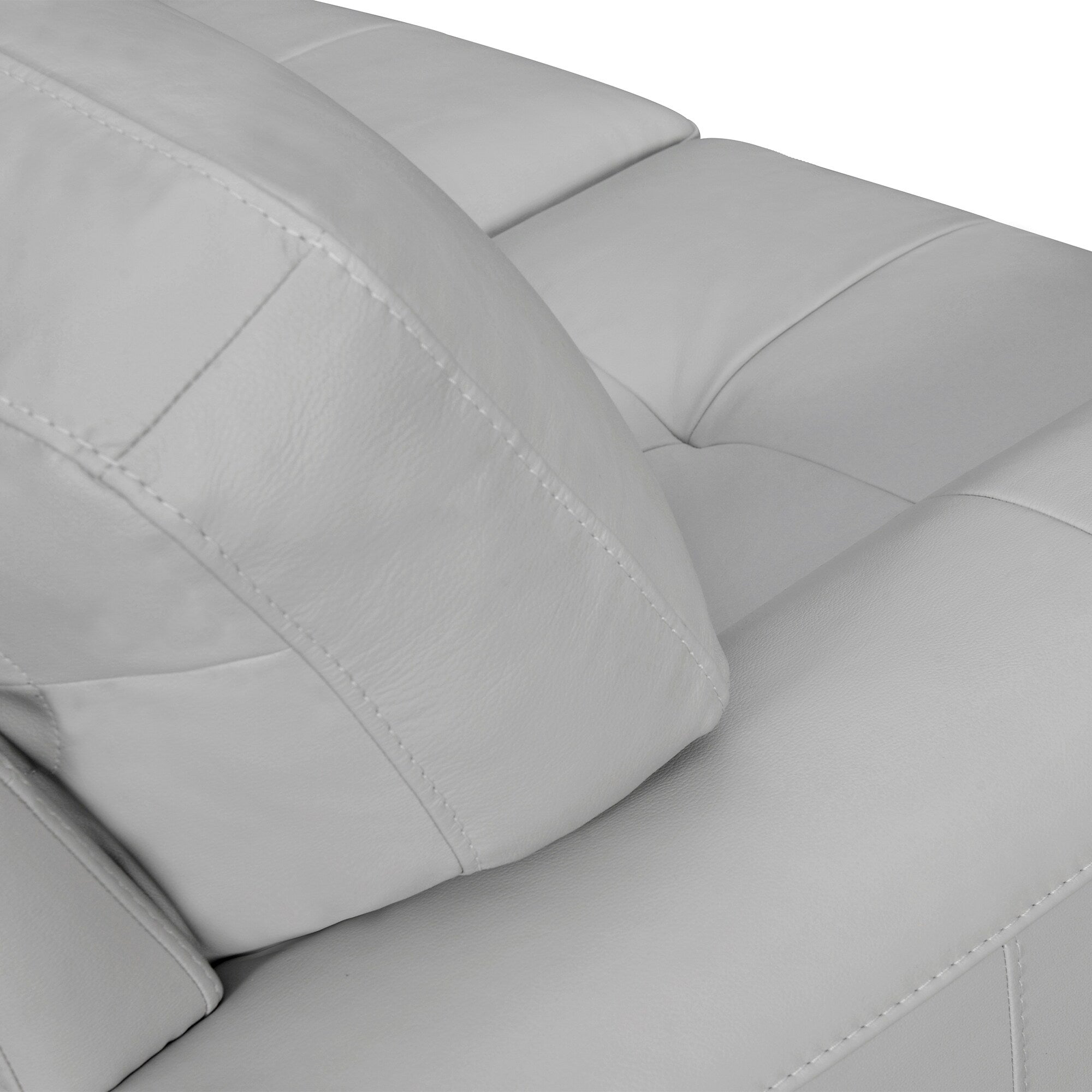 Bergen 87 Leather Upholstered 3-Seater Sofa