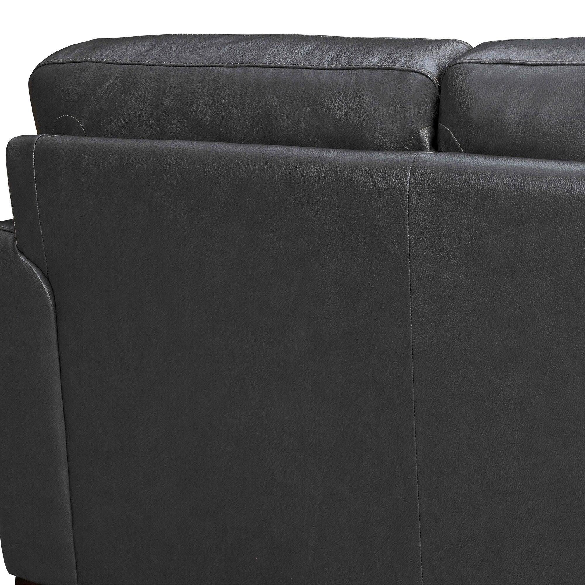 Bergen 87 Leather Upholstered 3-Seater Sofa