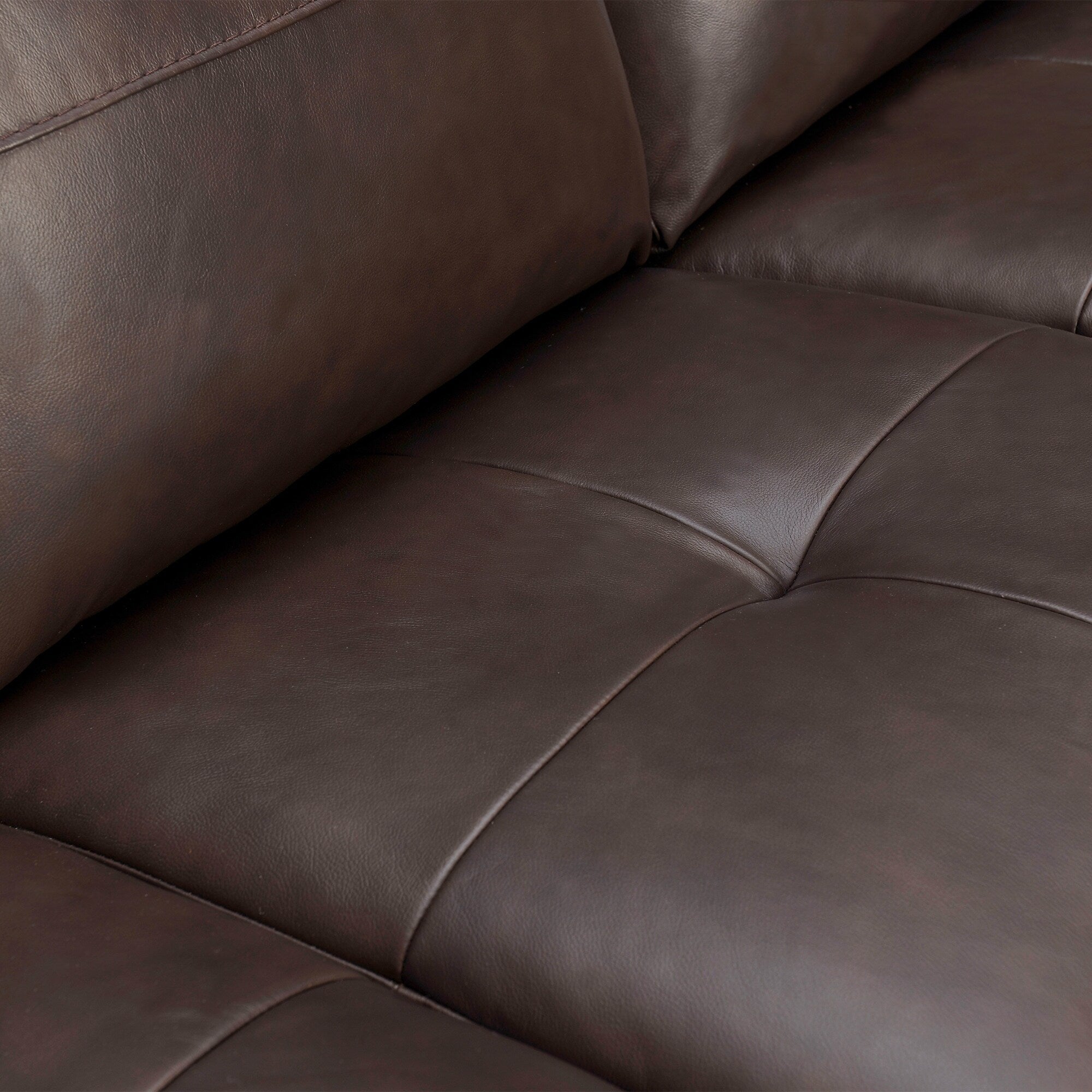 Bergen 87 Leather Upholstered 3-Seater Sofa