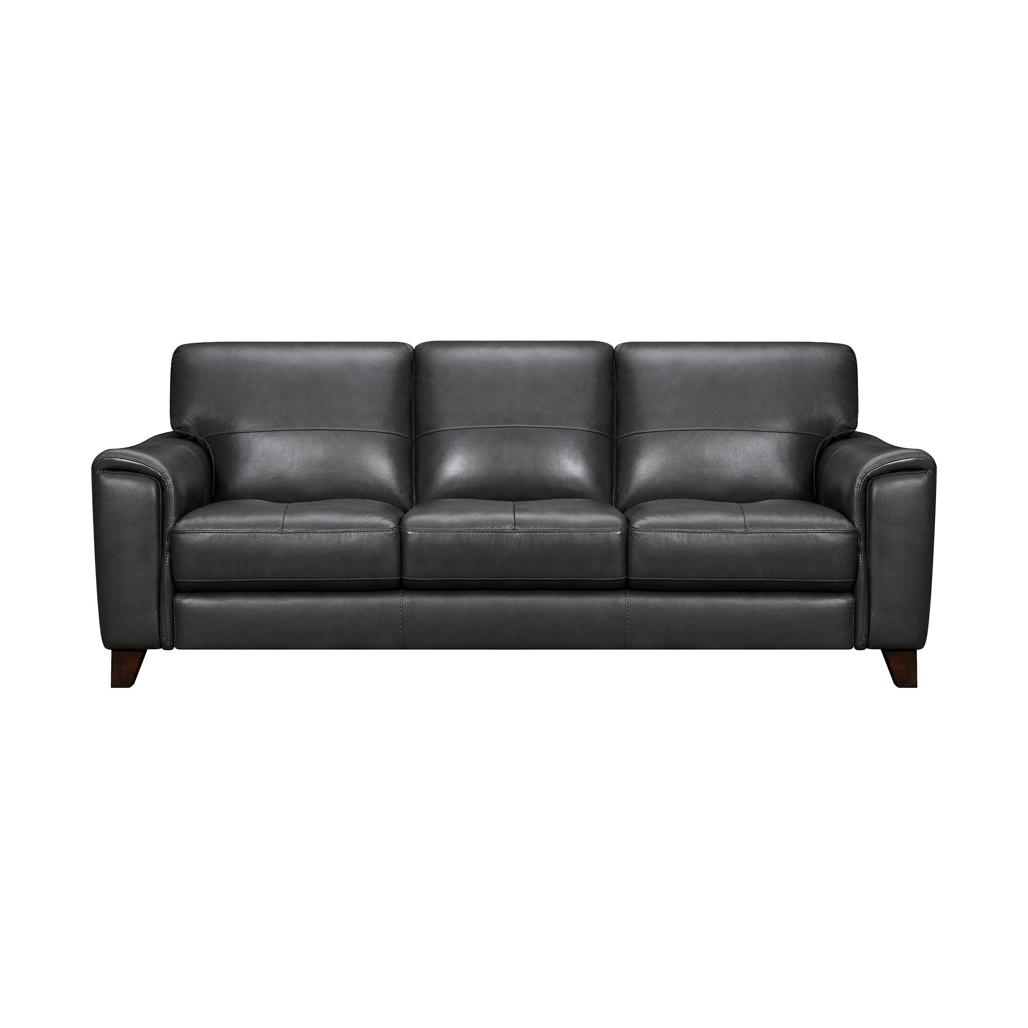 Bergen 87 Leather Upholstered 3-Seater Sofa