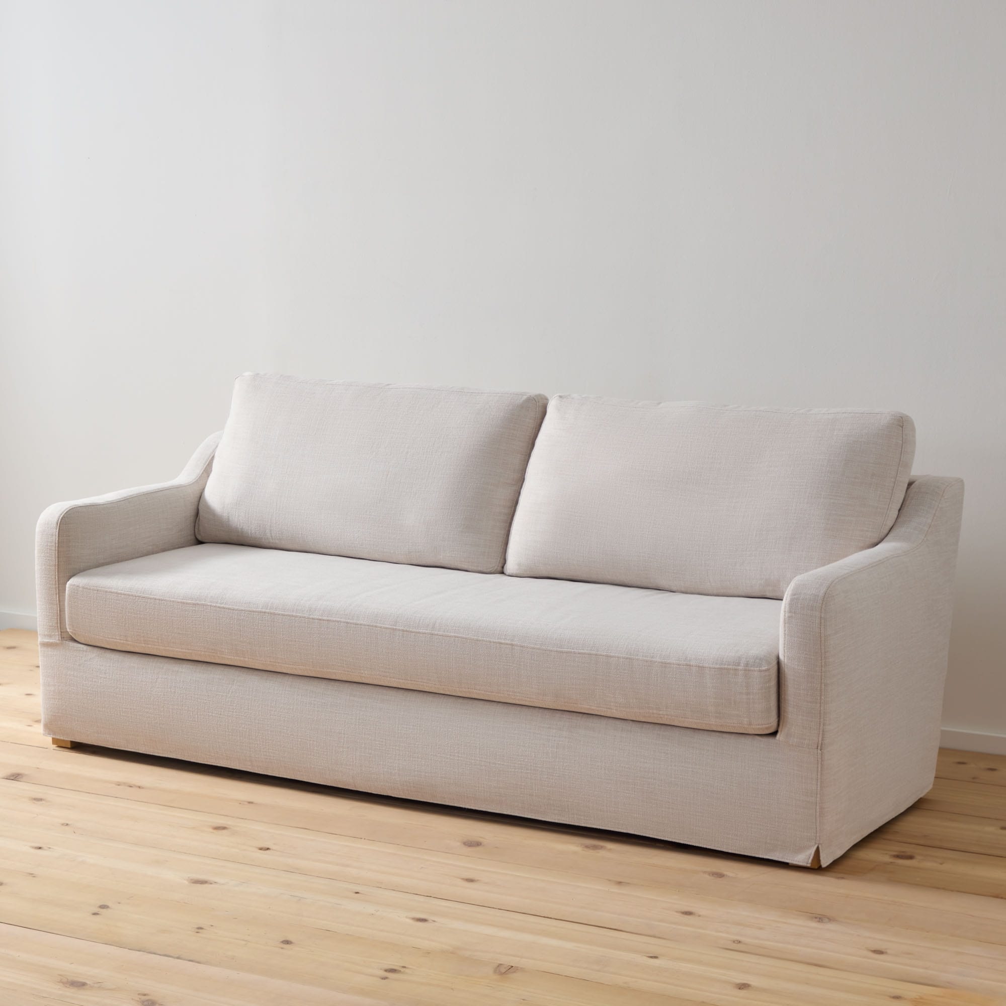 Brookside Nelle 3-Seater Upholstered Slipcover Sofa