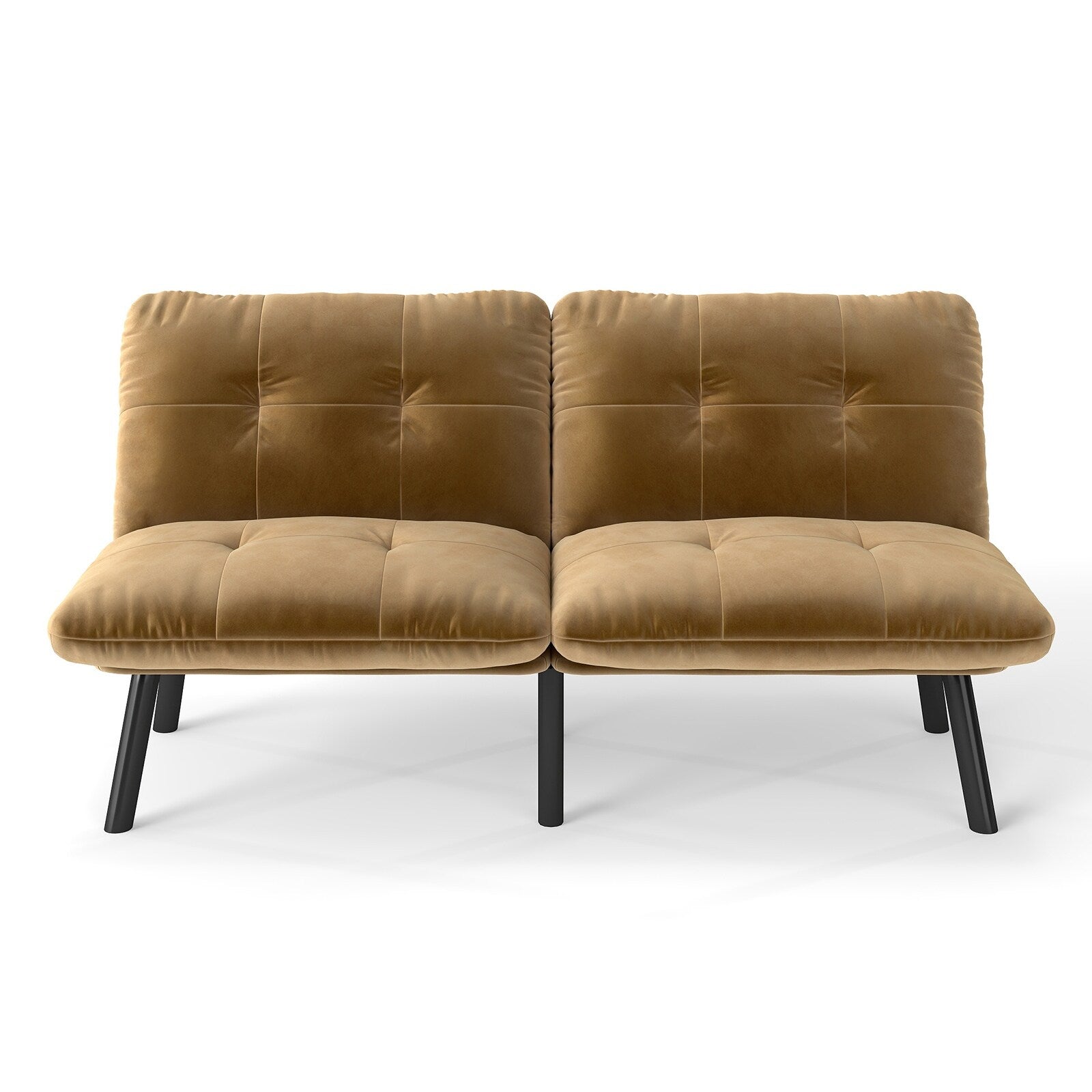 Brown Convertible Folding Modern sofa Bed