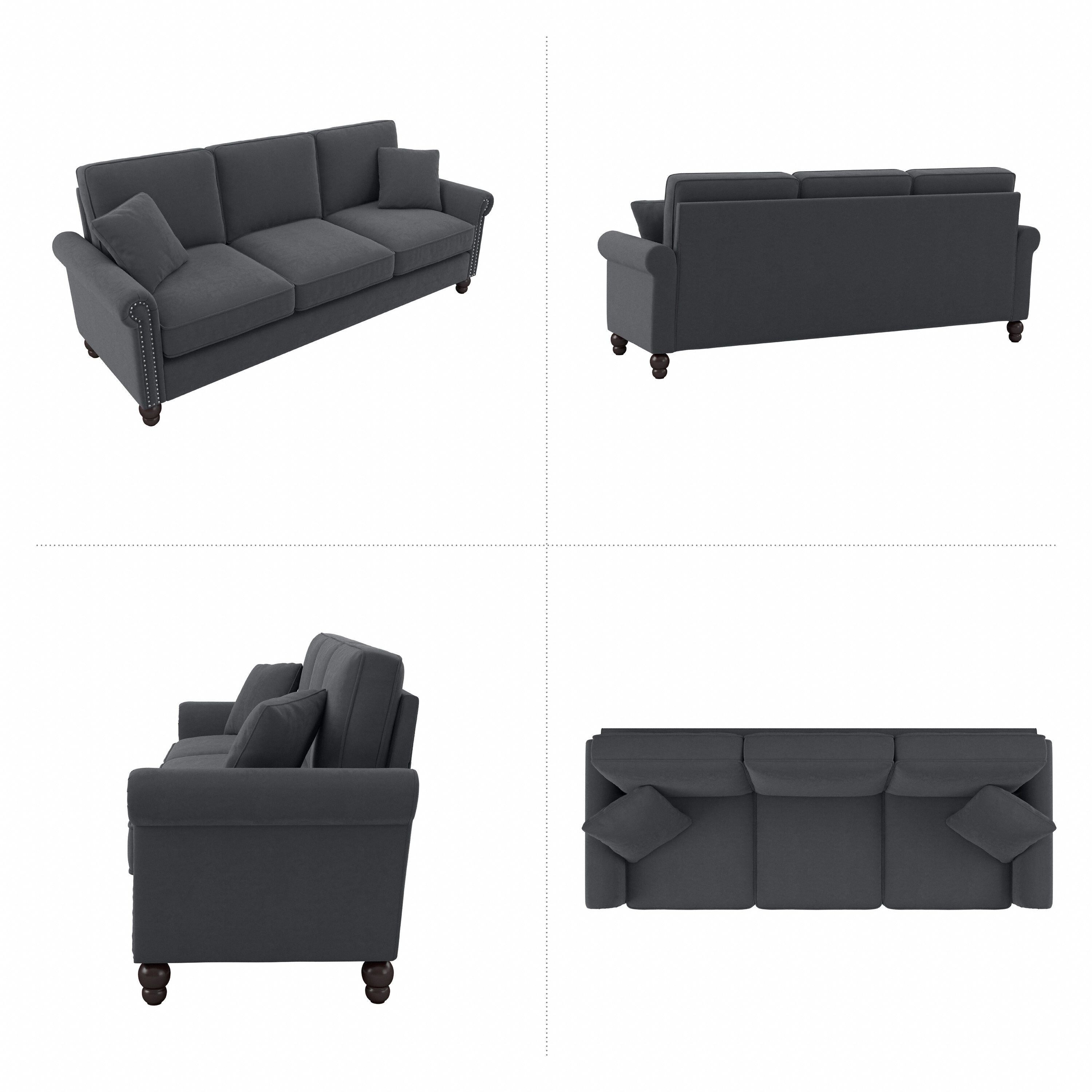 Bush Furniture Coventry 85W Large 3 Seater Living Room Sofa
