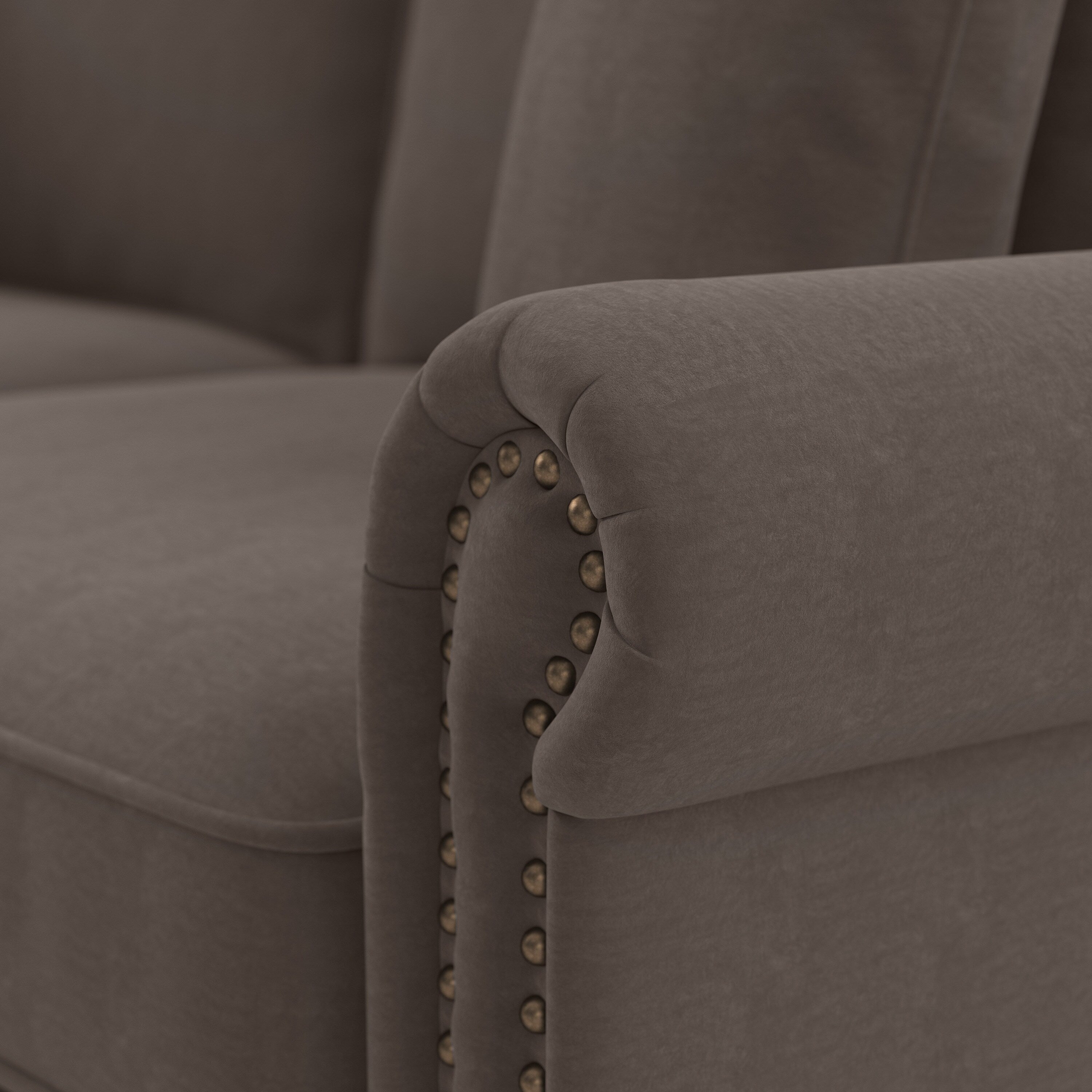 Bush Furniture Coventry 85W Large 3 Seater Living Room Sofa