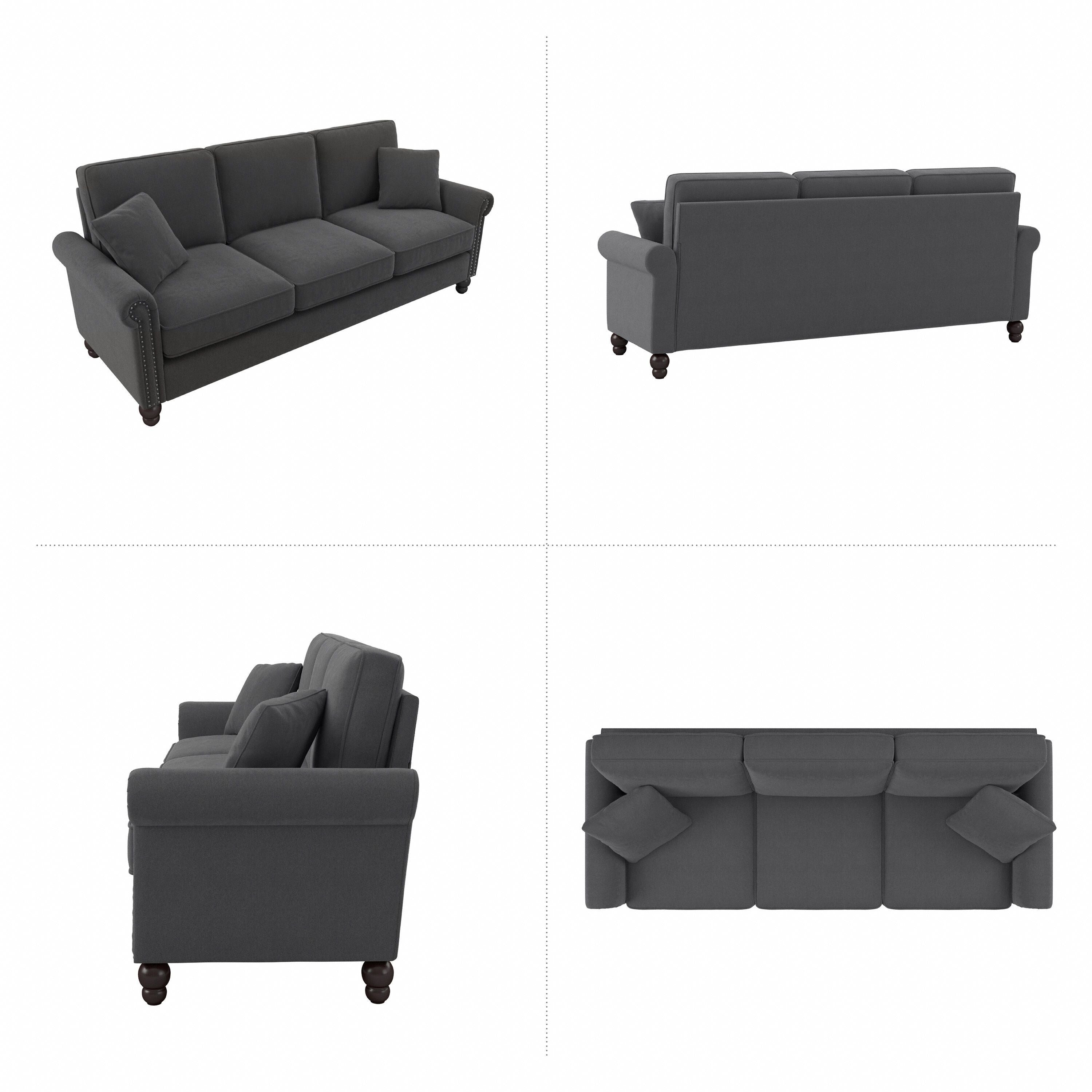 Bush Furniture Coventry 85W Large 3 Seater Living Room Sofa