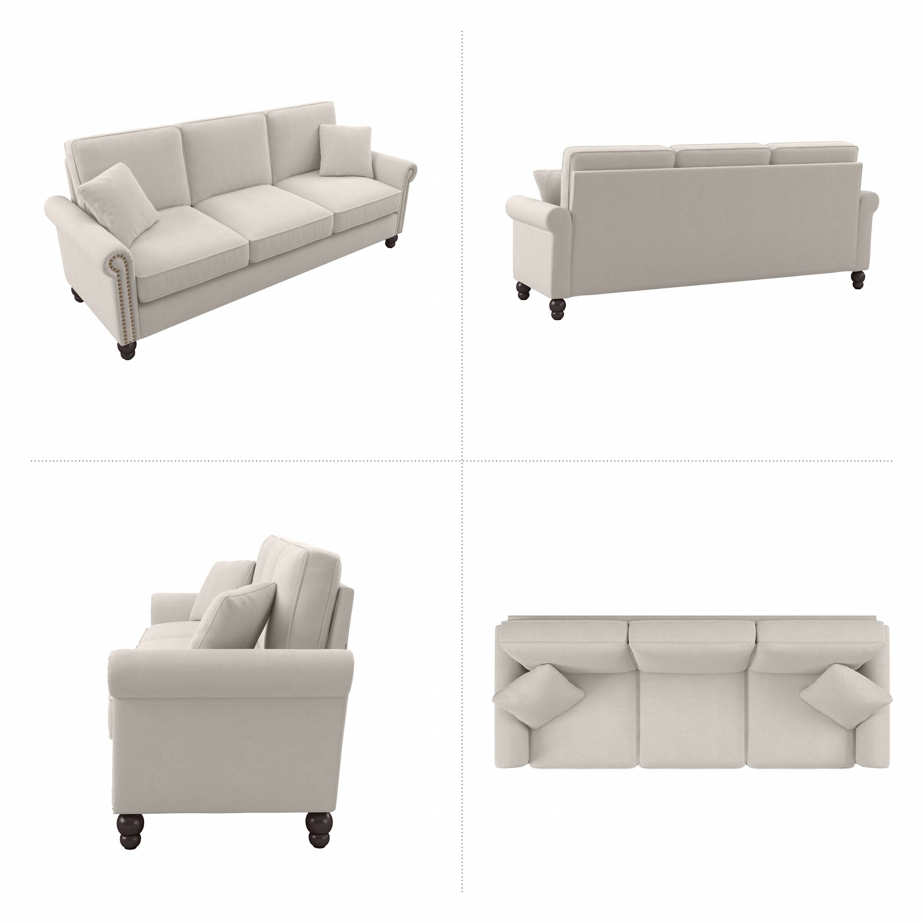 Bush Furniture Coventry 85W Large 3 Seater Living Room Sofa