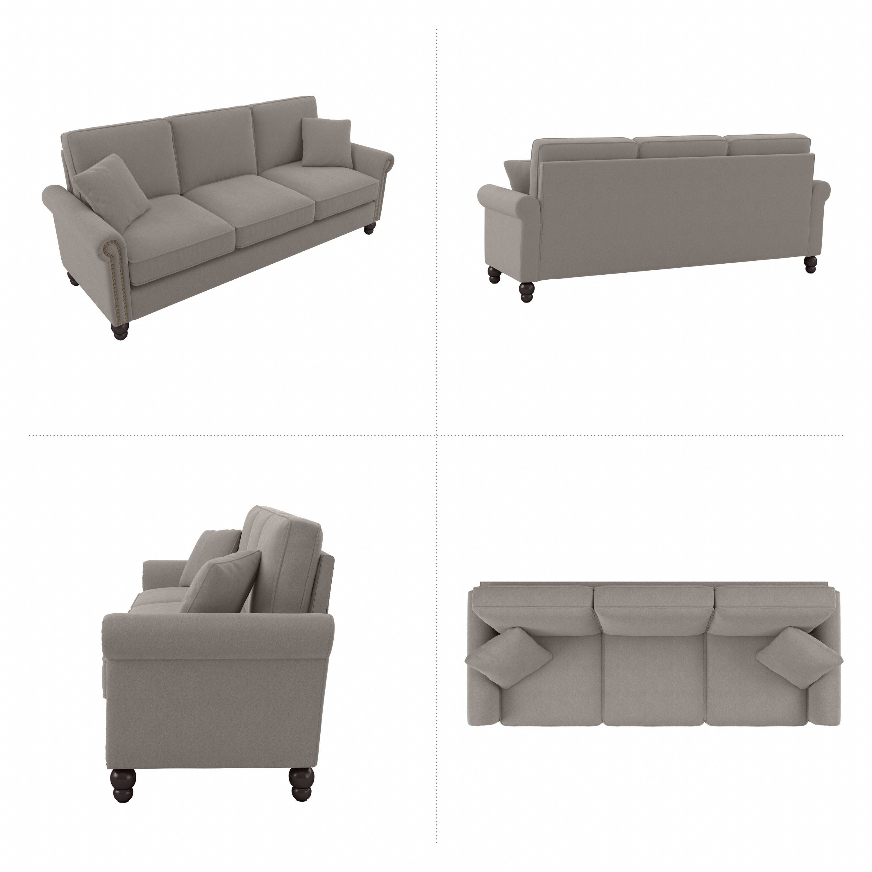 Bush Furniture Coventry 85W Large 3 Seater Living Room Sofa