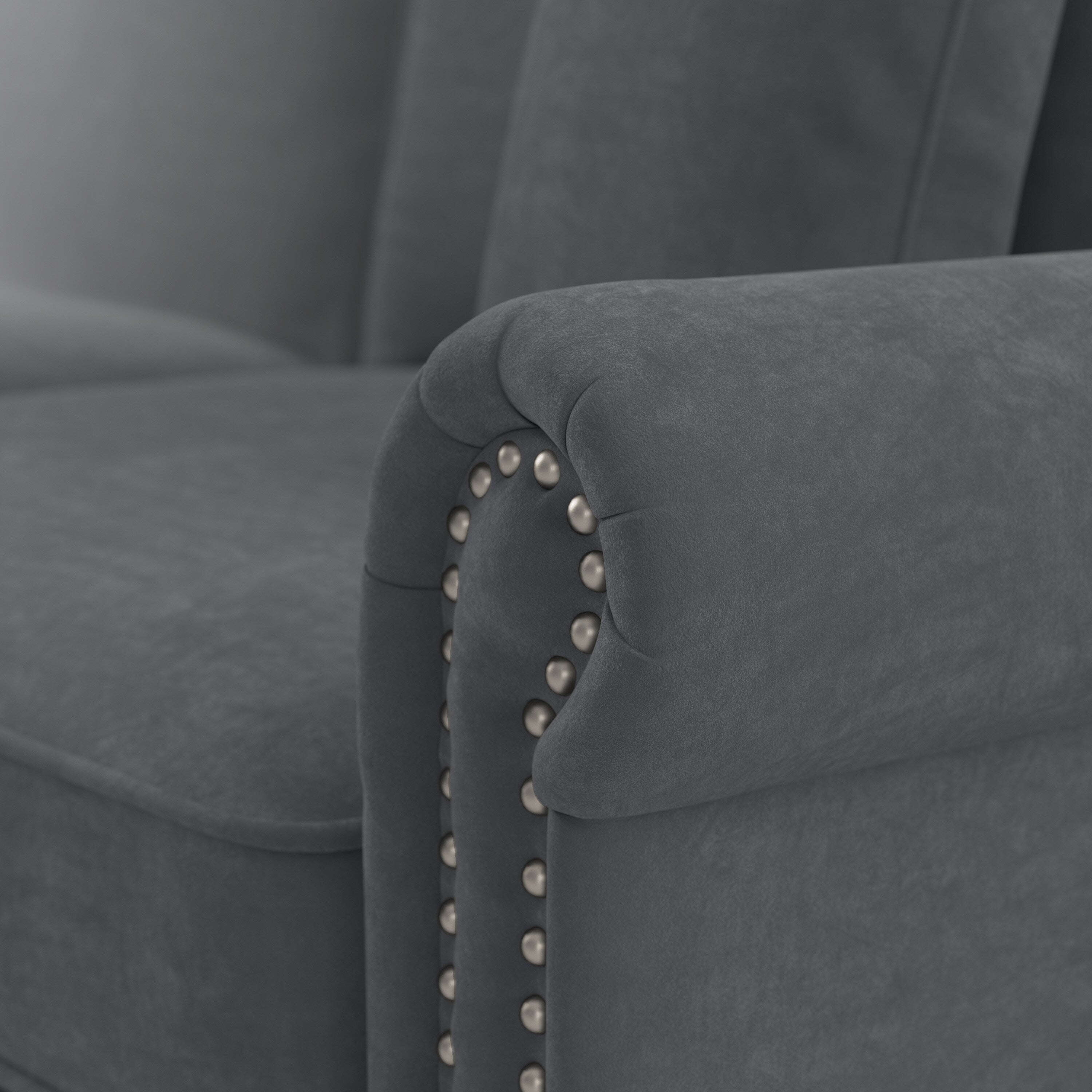 Bush Furniture Coventry 85W Large 3 Seater Living Room Sofa
