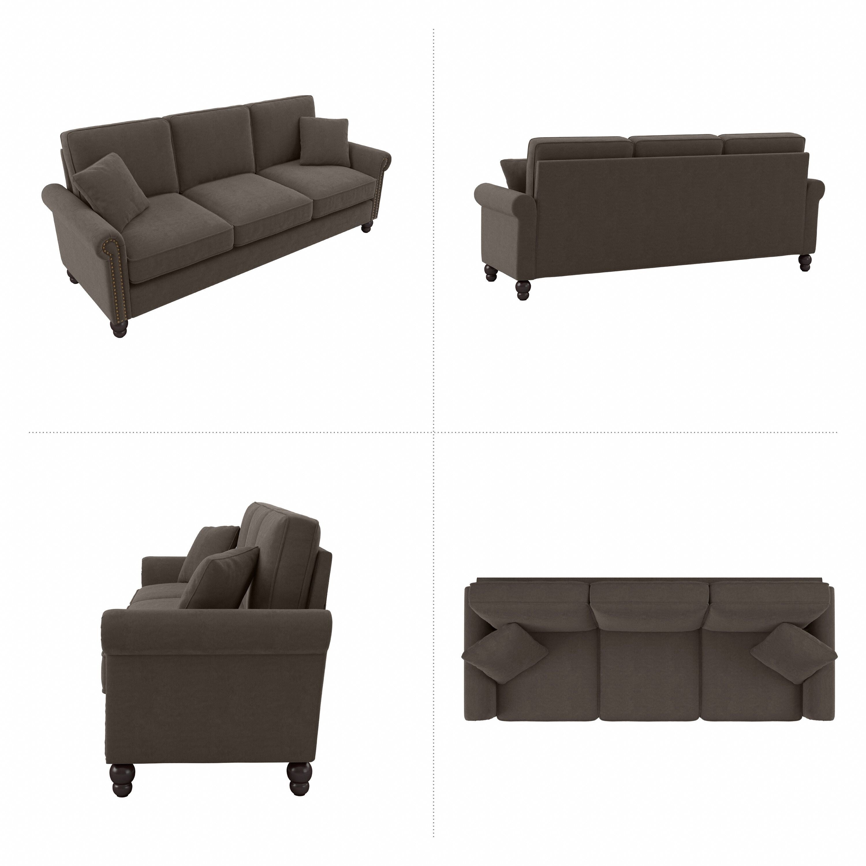 Bush Furniture Coventry 85W Large 3 Seater Living Room Sofa