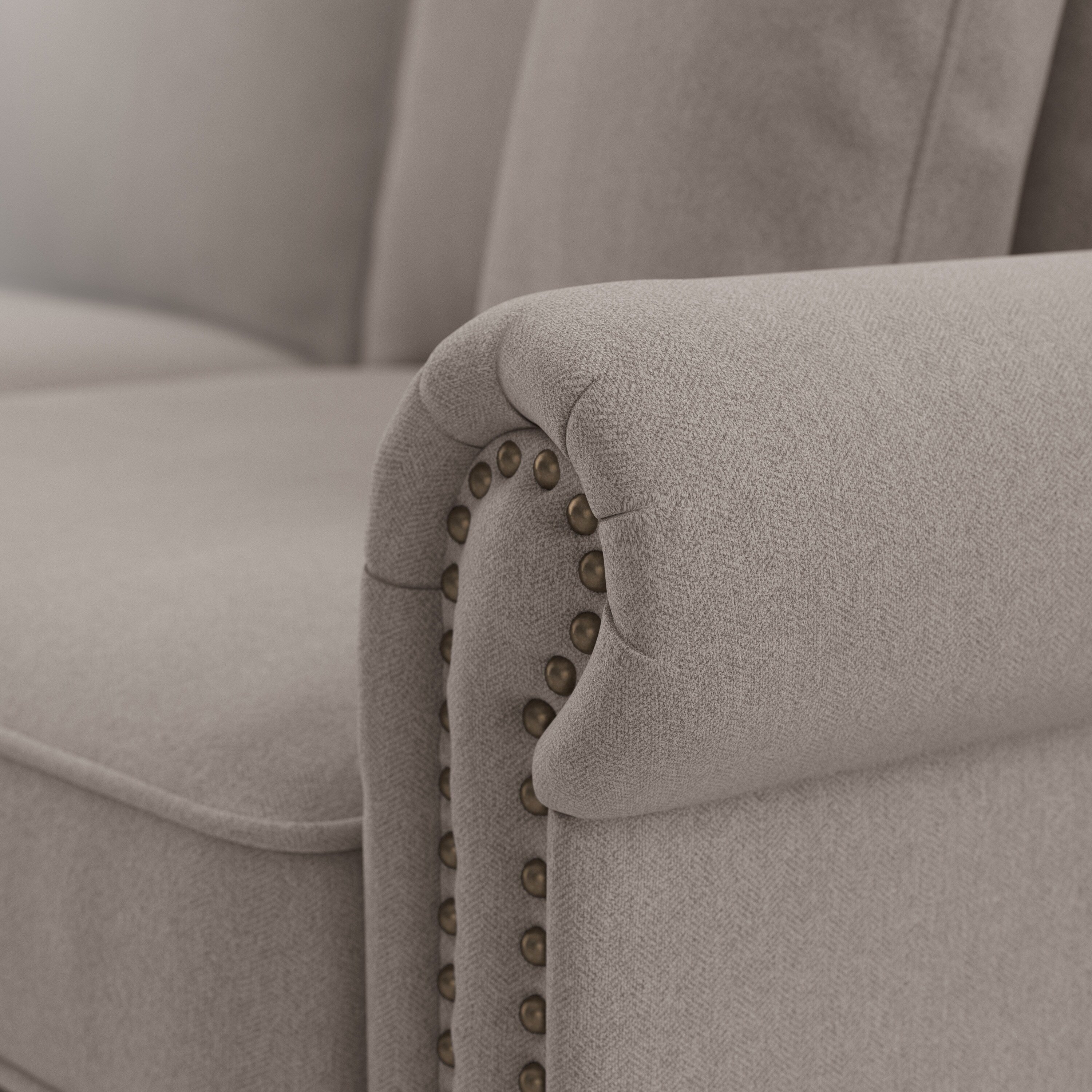 Bush Furniture Coventry 85W Large 3 Seater Living Room Sofa