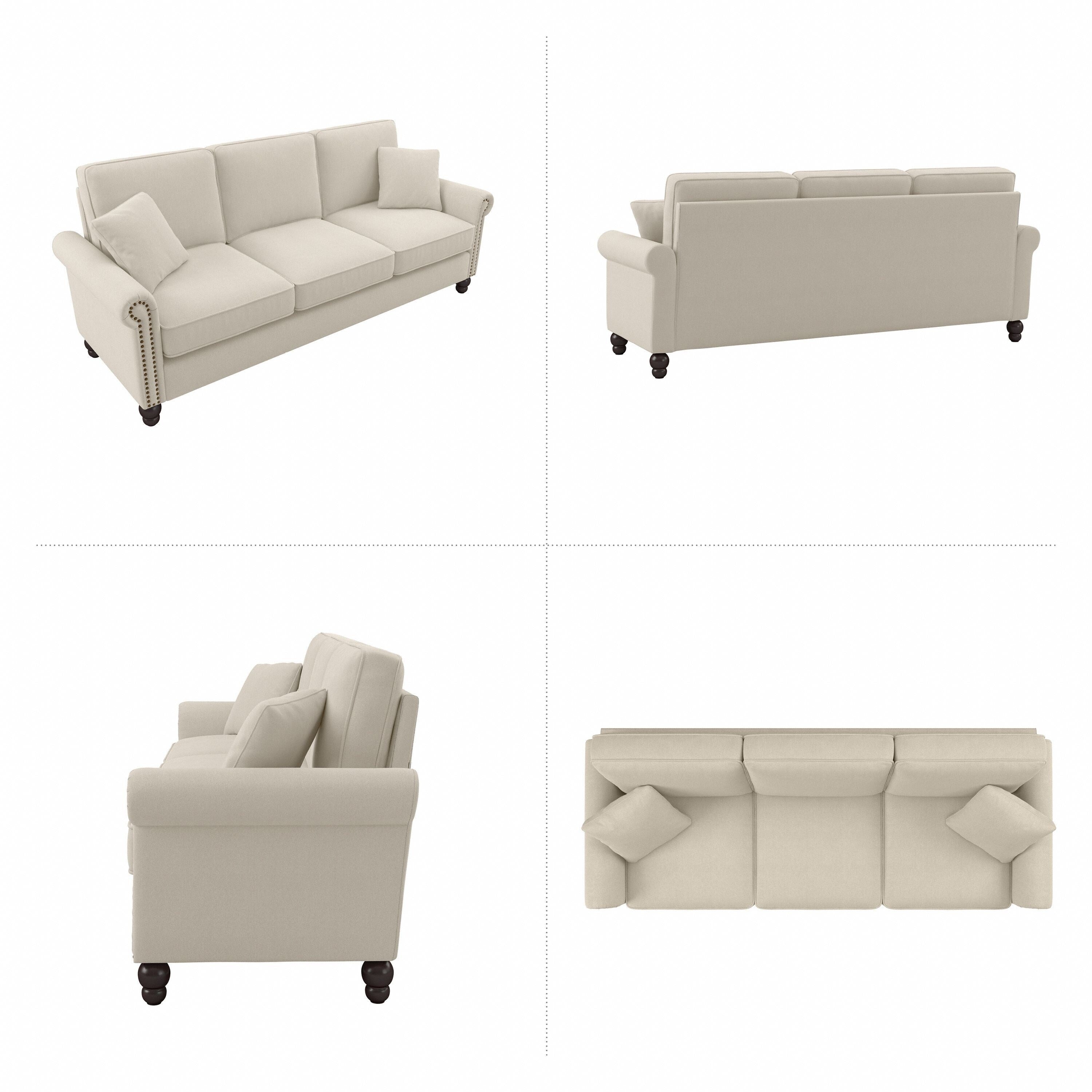Bush Furniture Coventry 85W Large 3 Seater Living Room Sofa