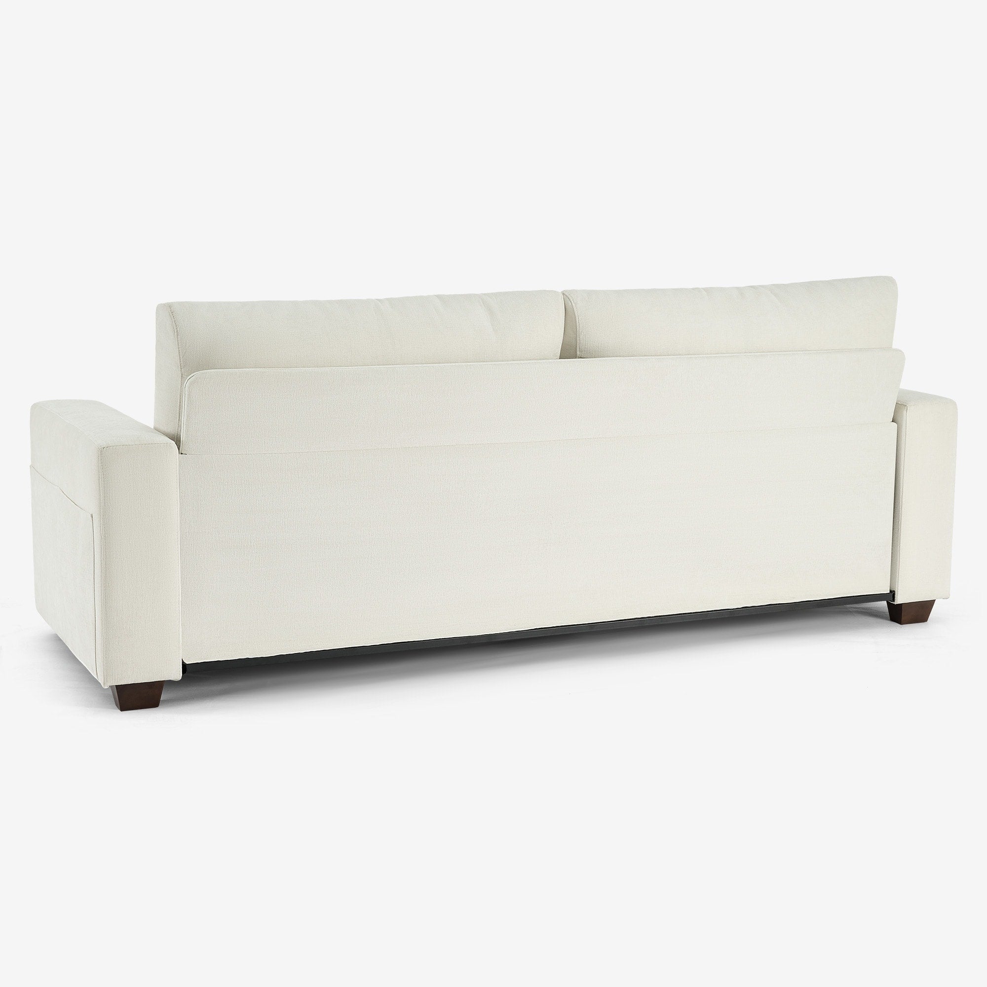 CO-Z 86.6 Upholstered Sofa Couch for Living Room 3-Seater Sofa