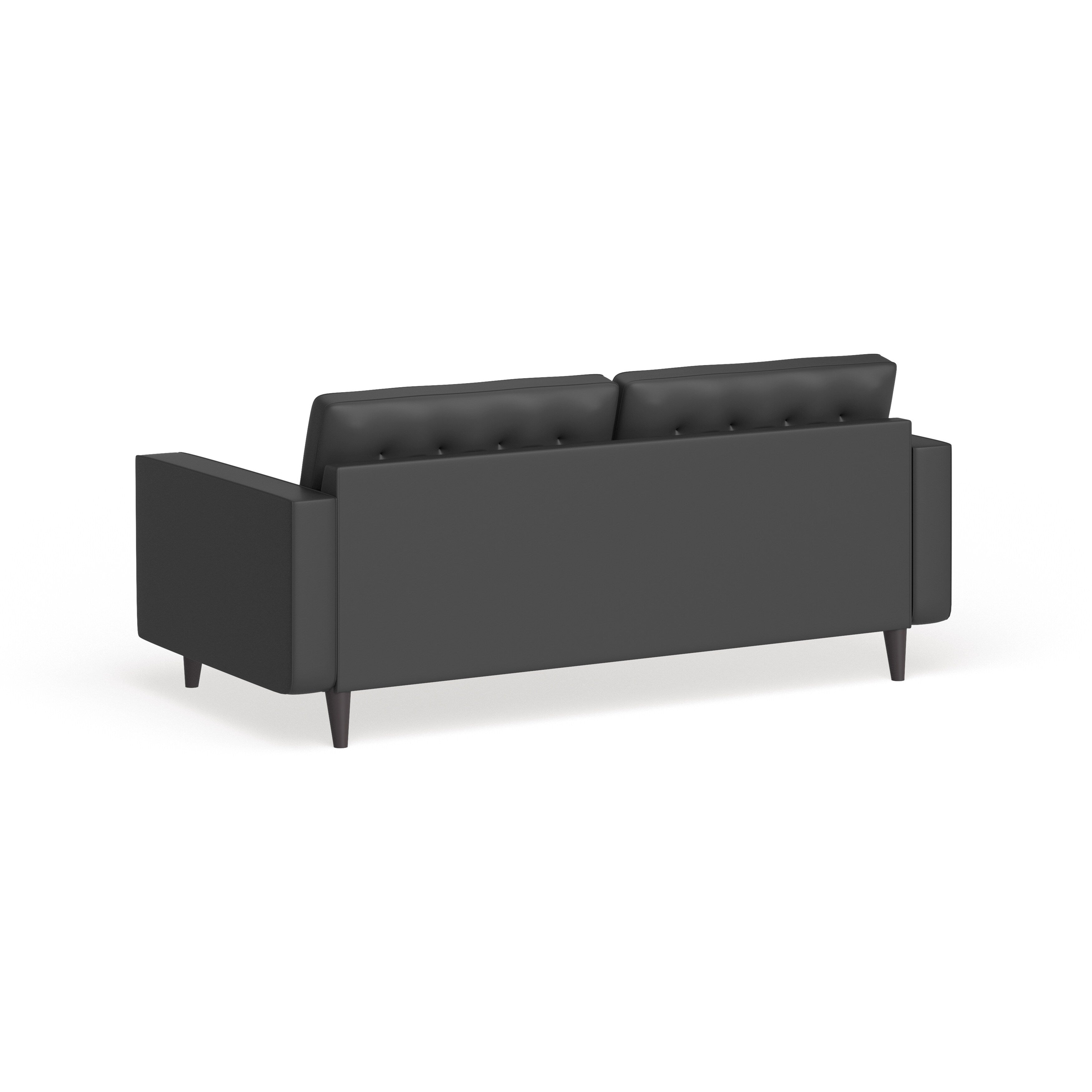 Carson Carrington Eggedal Tufted Bonded Leather Sofa