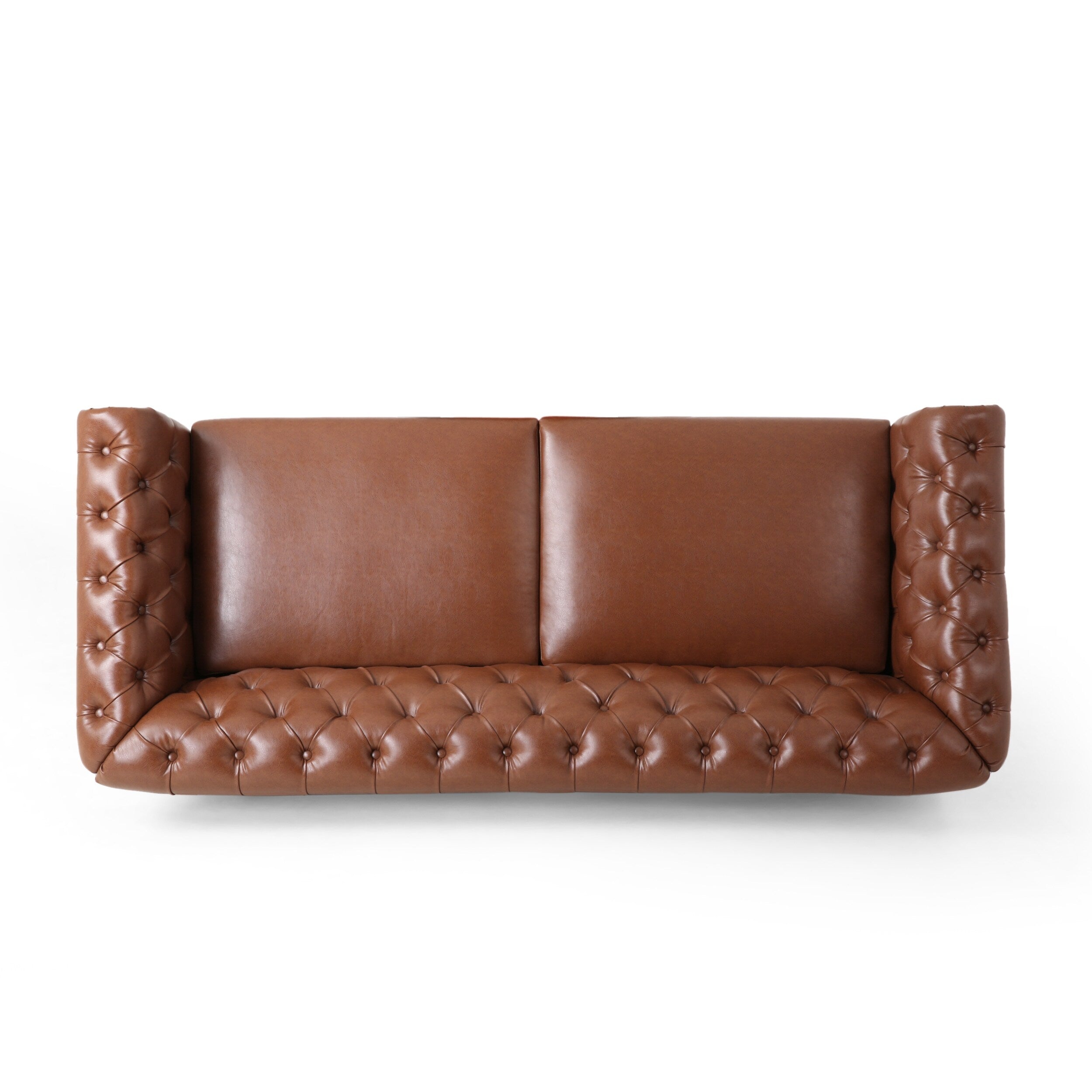 Castalia Nailhead Trim Chesterfield Sofa by Christopher Knight Home - 78.75 L x 33.50 W x 28.00 H