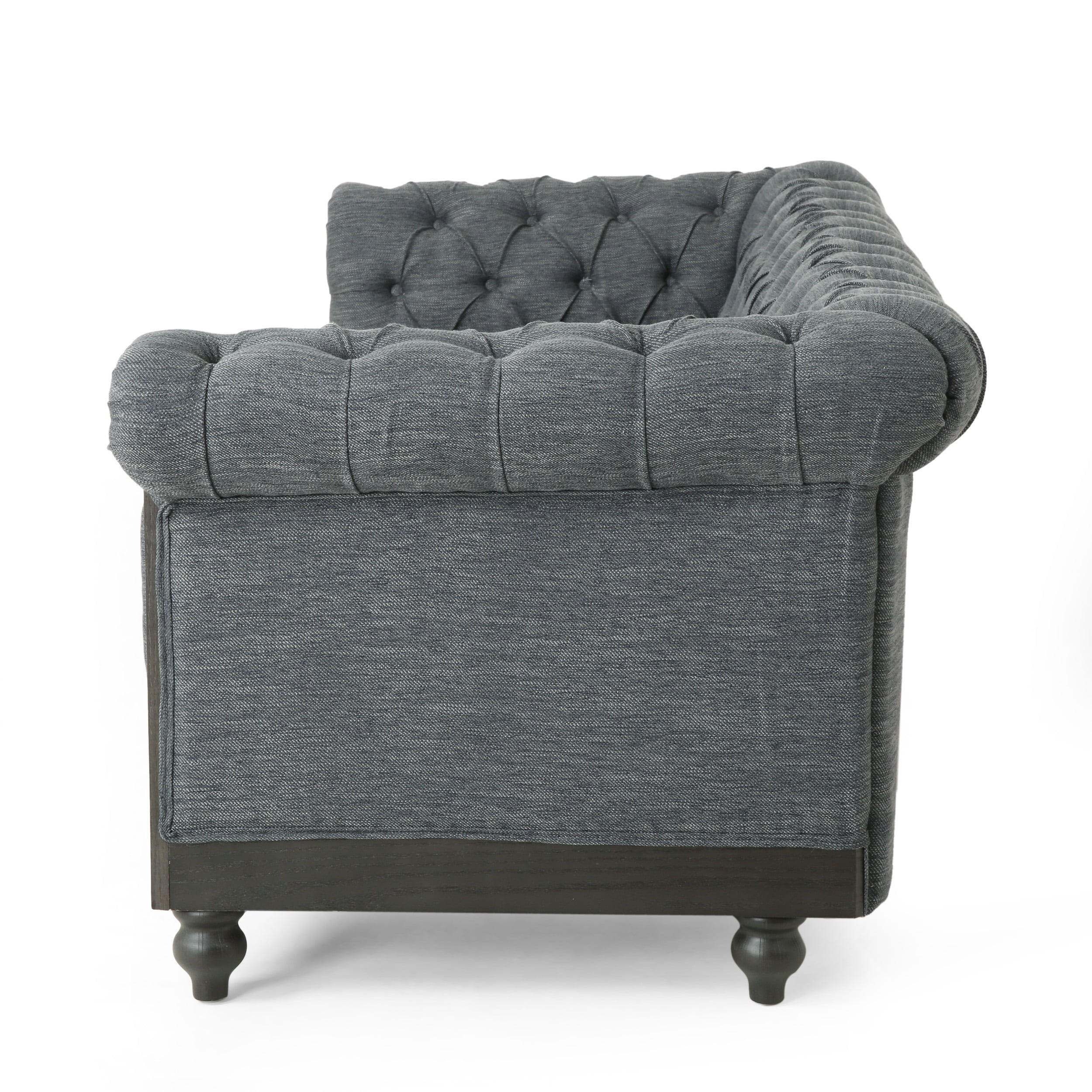 Castalia Nailhead Trim Chesterfield Sofa by Christopher Knight Home - 78.75 L x 33.50 W x 28.00 H