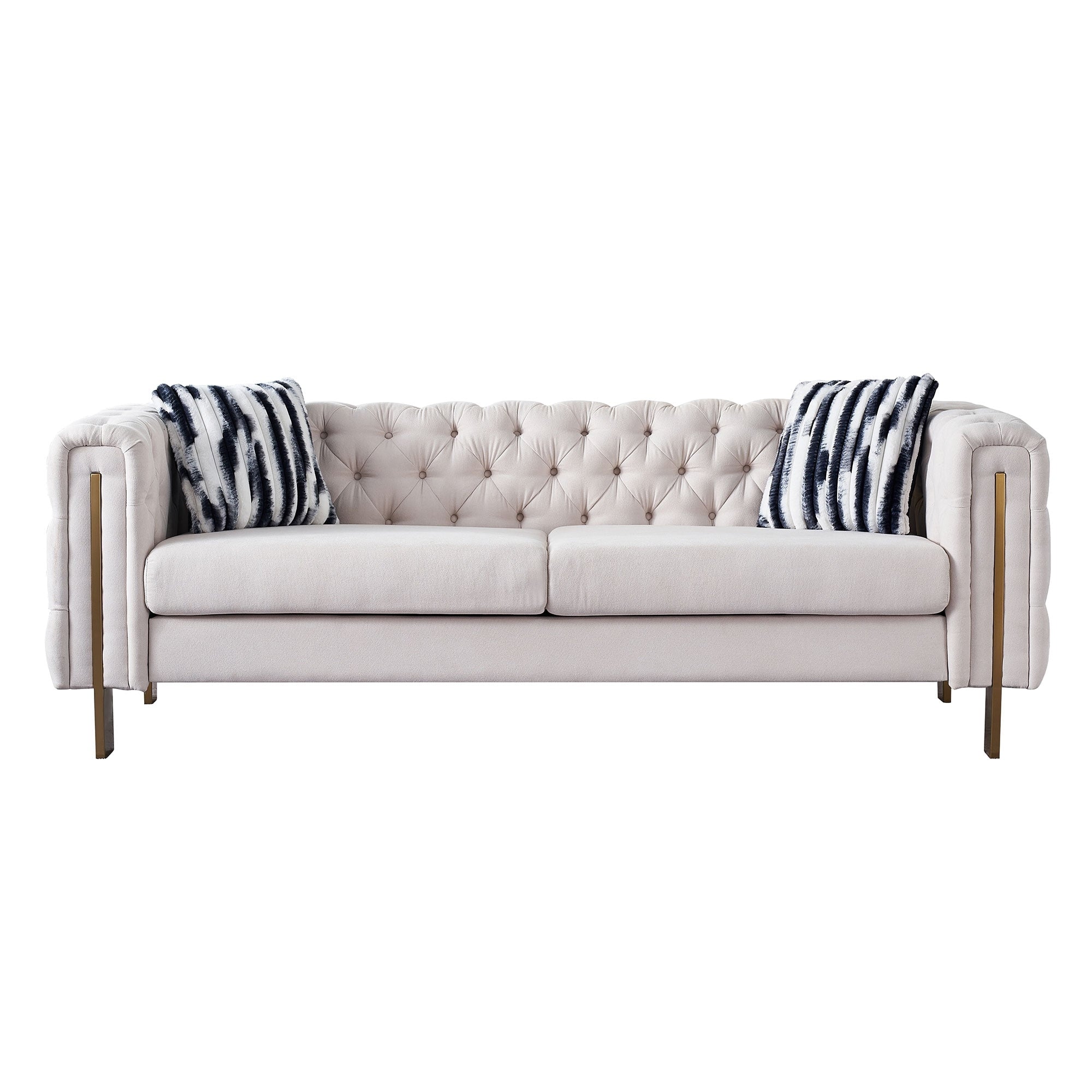 Chesterfield Modern Tufted Velvet Living Room Sofa
