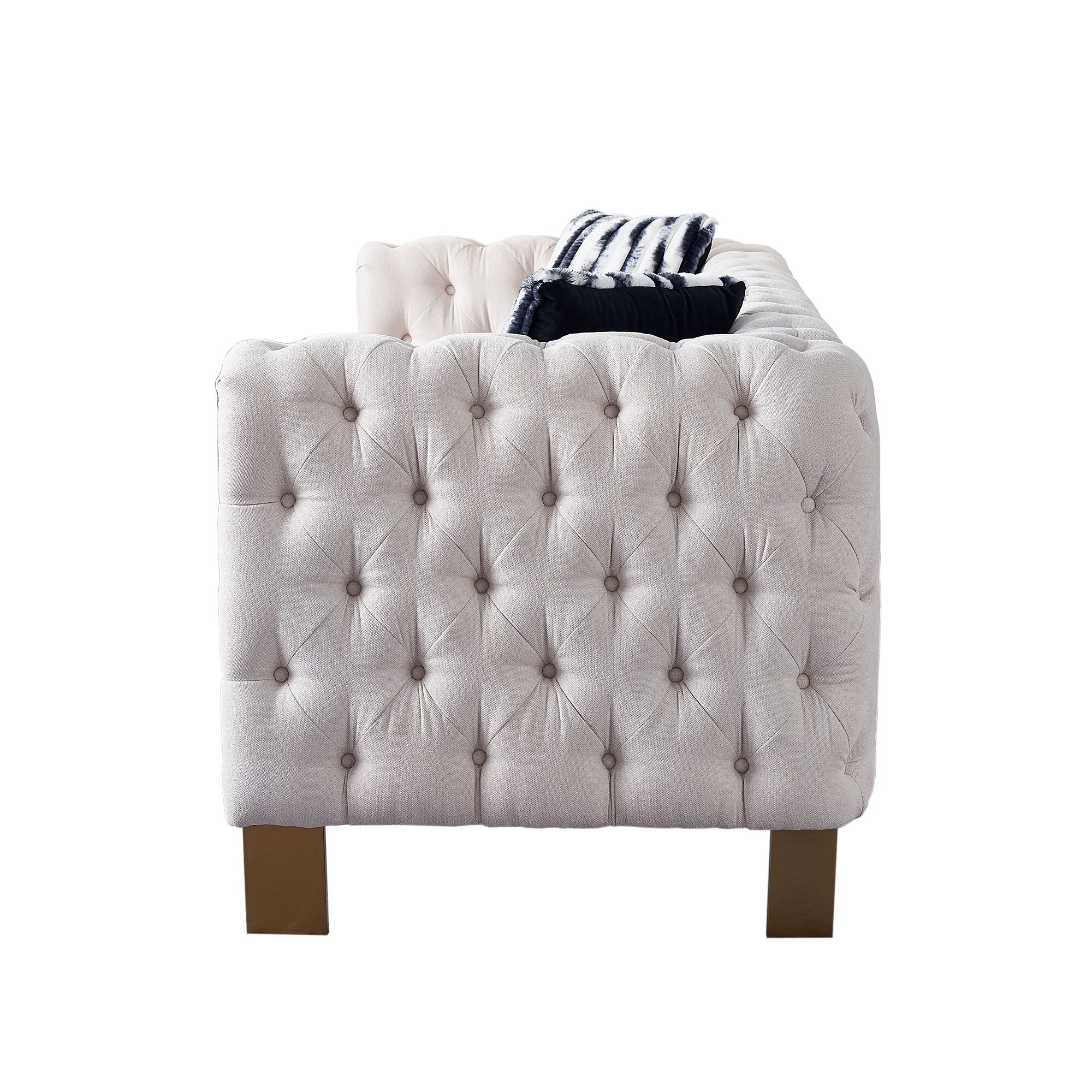Chesterfield Modern Tufted Velvet Living Room Sofa