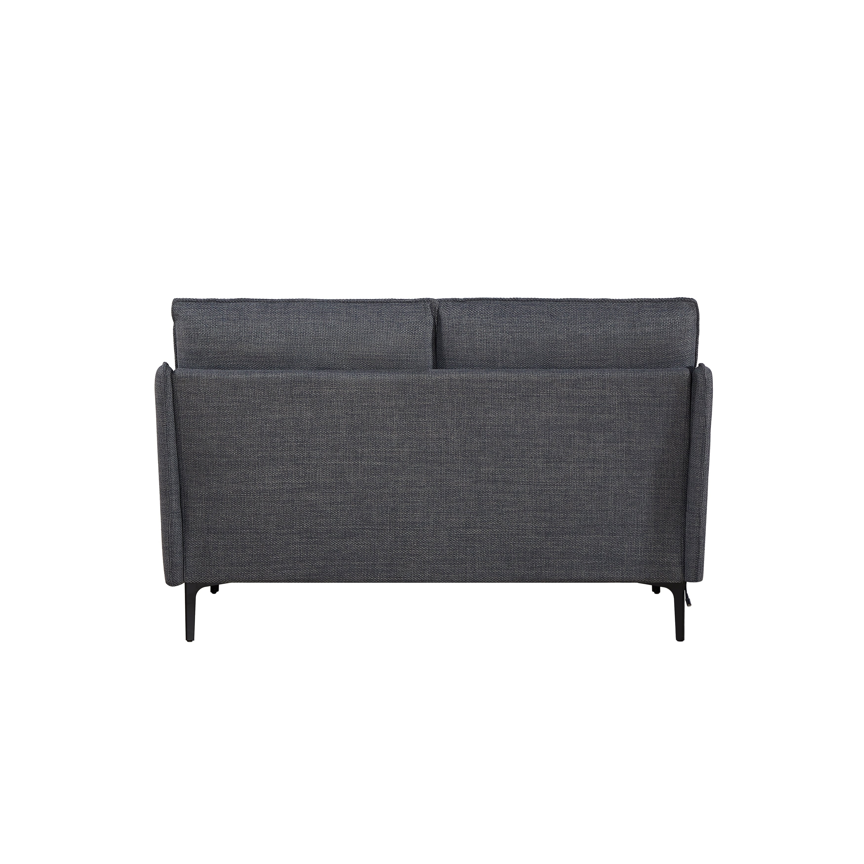 Christopher Knight Home - 2-Seater Sofa with Metal Legs & Pillows